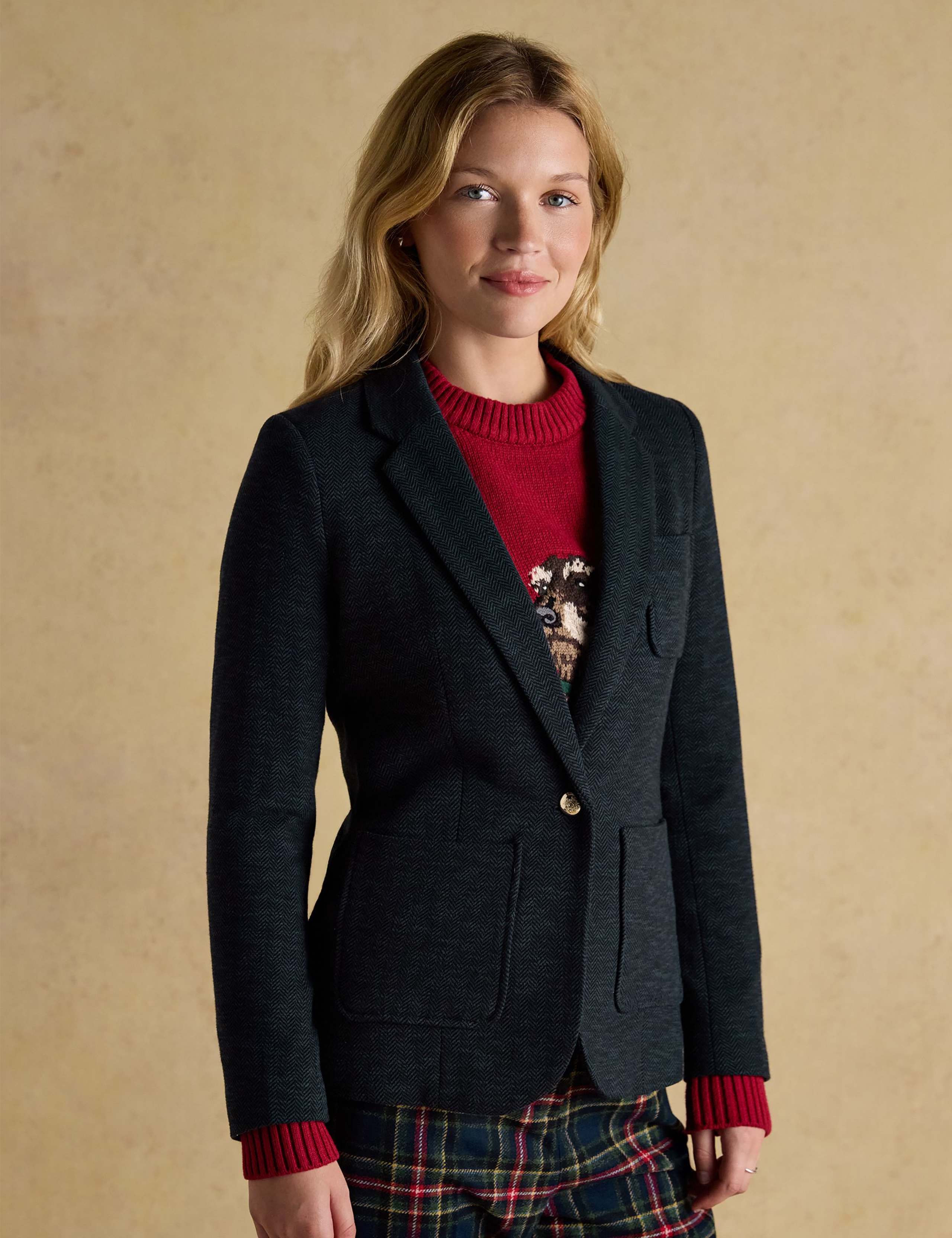 Herringbone Blazer 1 of 11