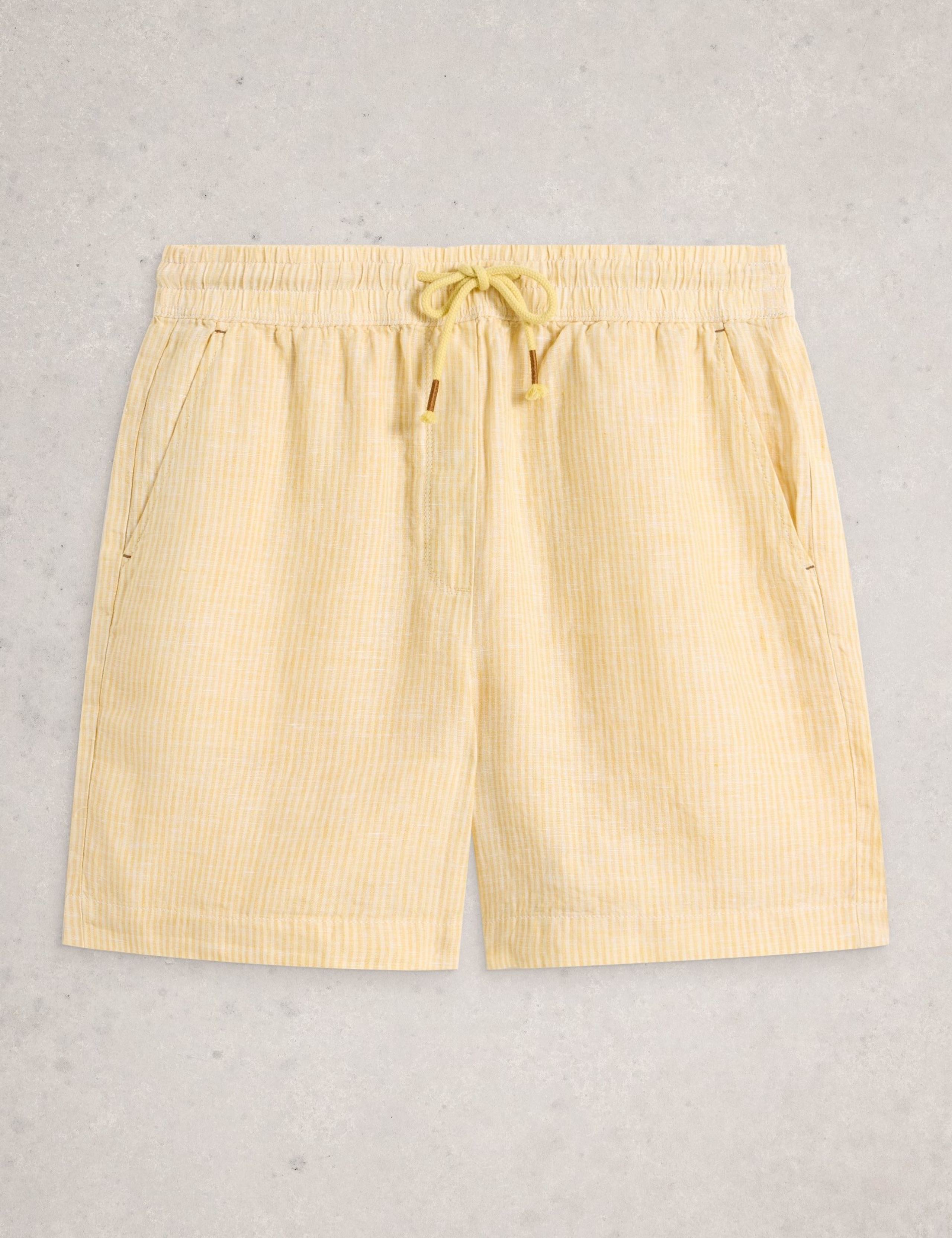 Pure Linen Striped Shorts 2 of 6