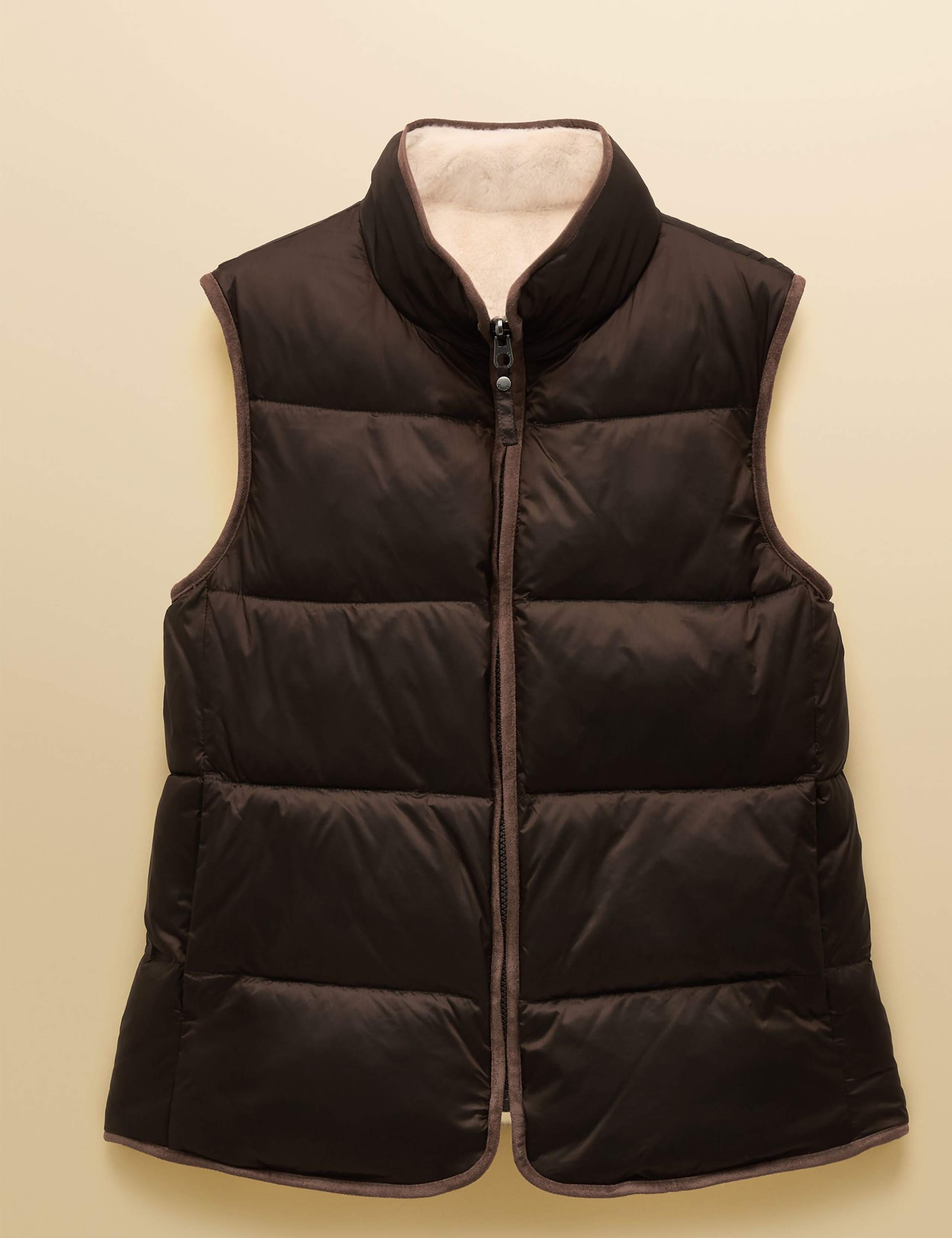 Reversible Padded Funnel Neck Gilet 2 of 9