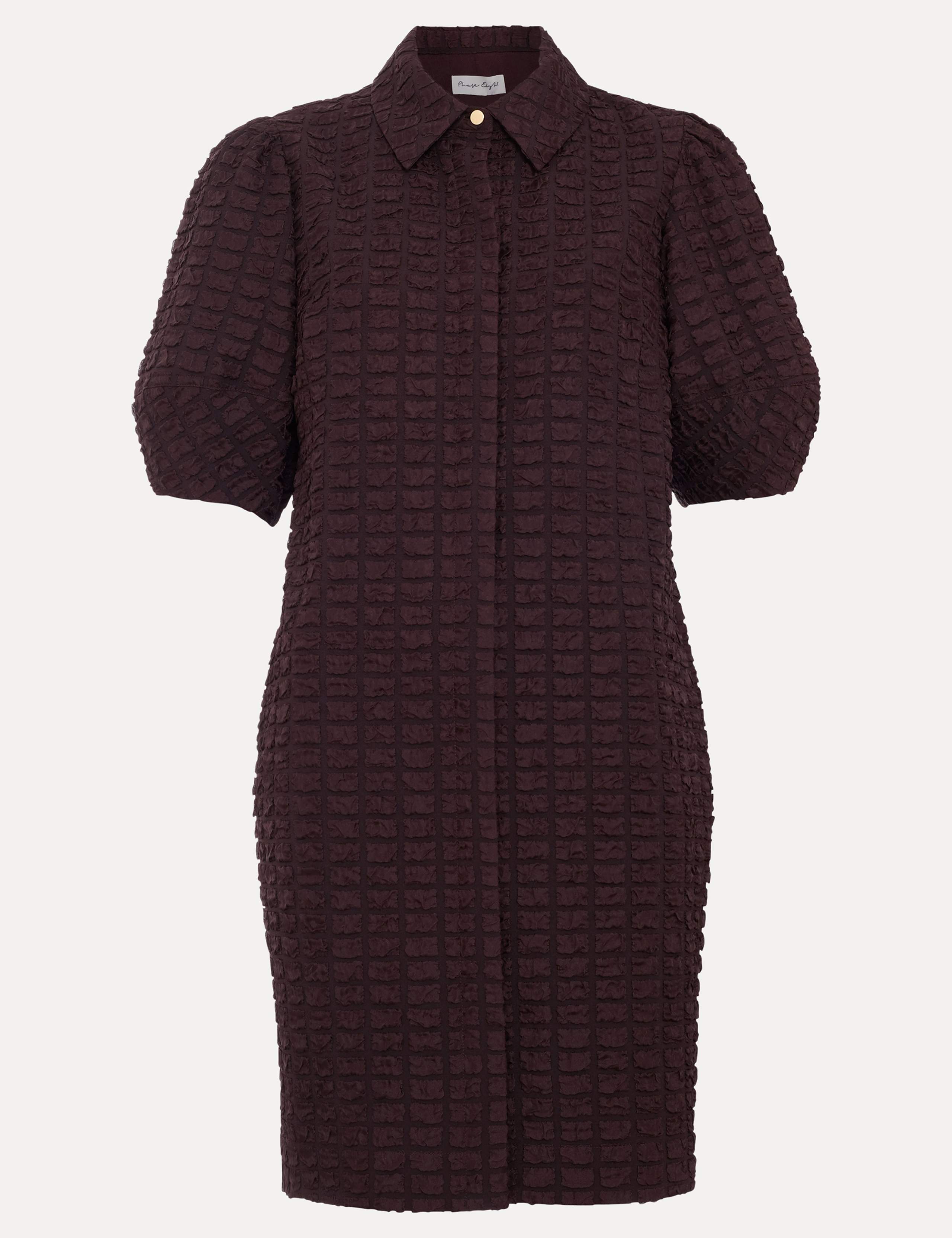 Textured Mini Skater Dress 2 of 7