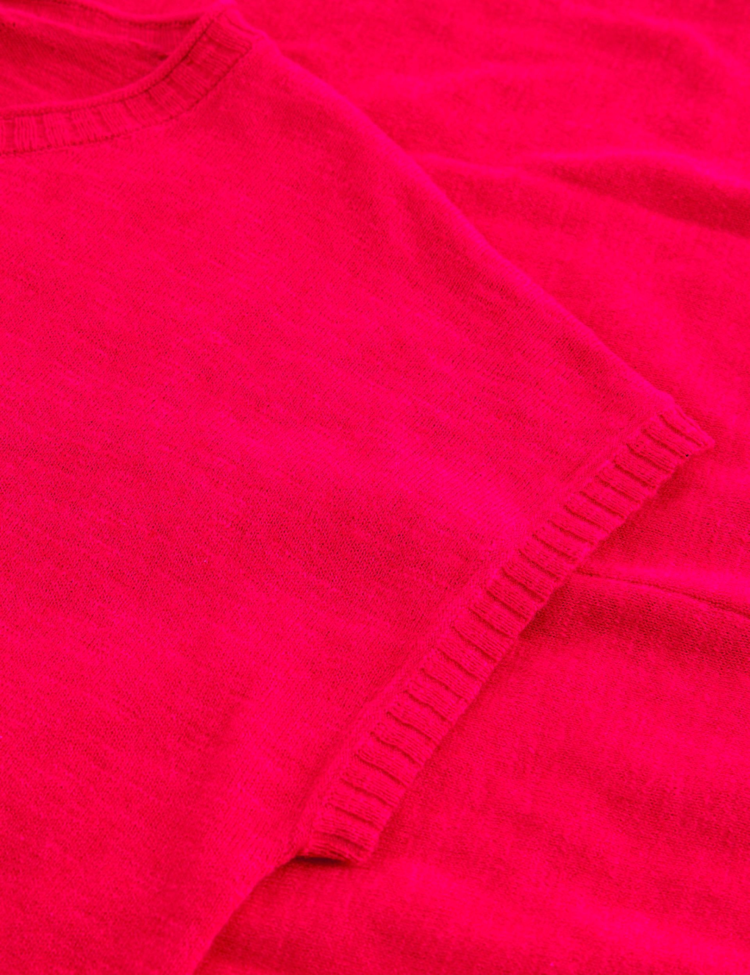 Cotton Rich T-Shirt with Linen 4 of 6