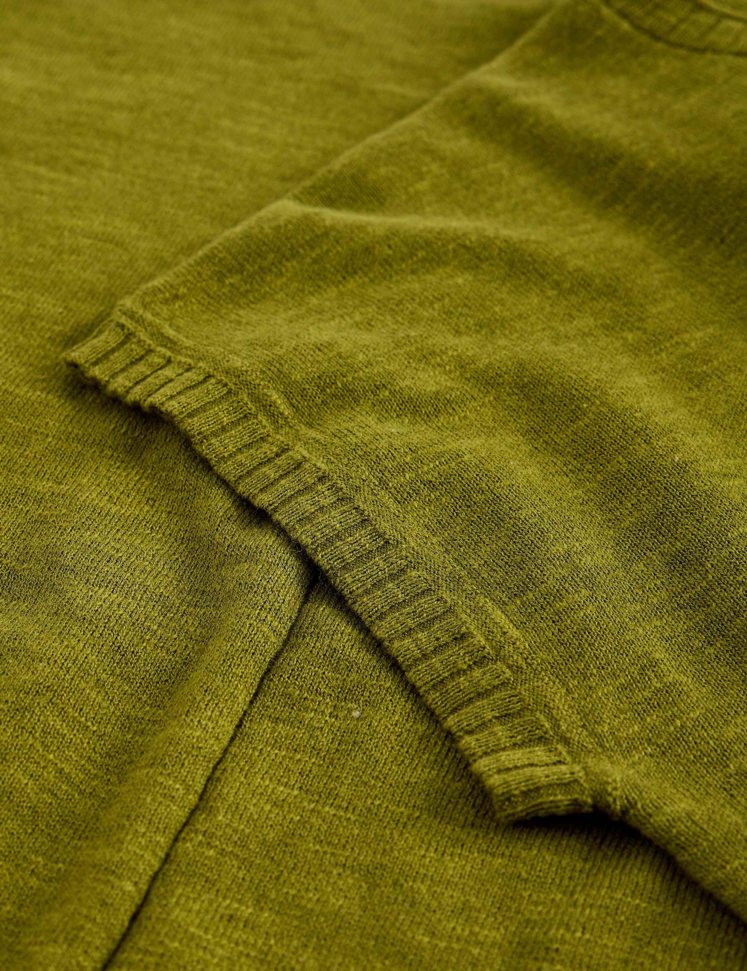 Cotton Rich T-Shirt with Linen 3 of 6