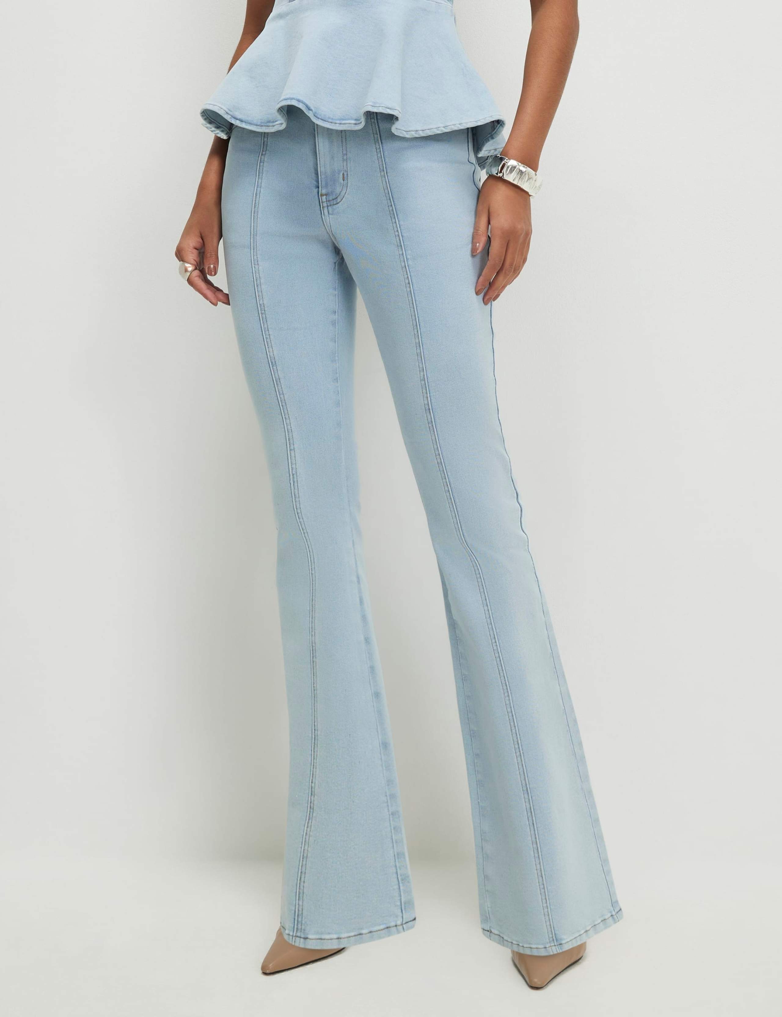 Bootcut Seamed Jeans 2 of 4
