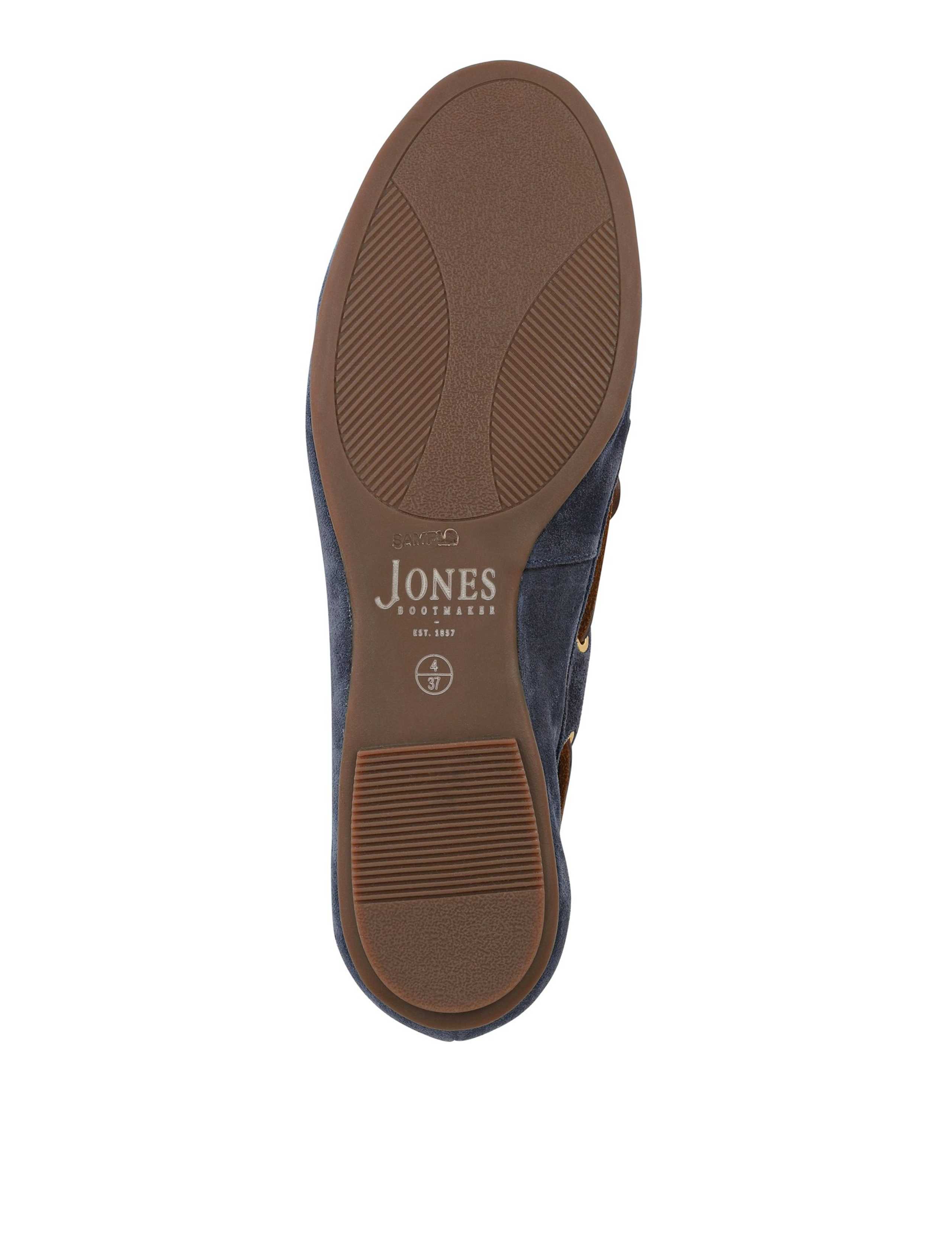 Suede Lace Up Eyelet Detail Loafers 4 of 6