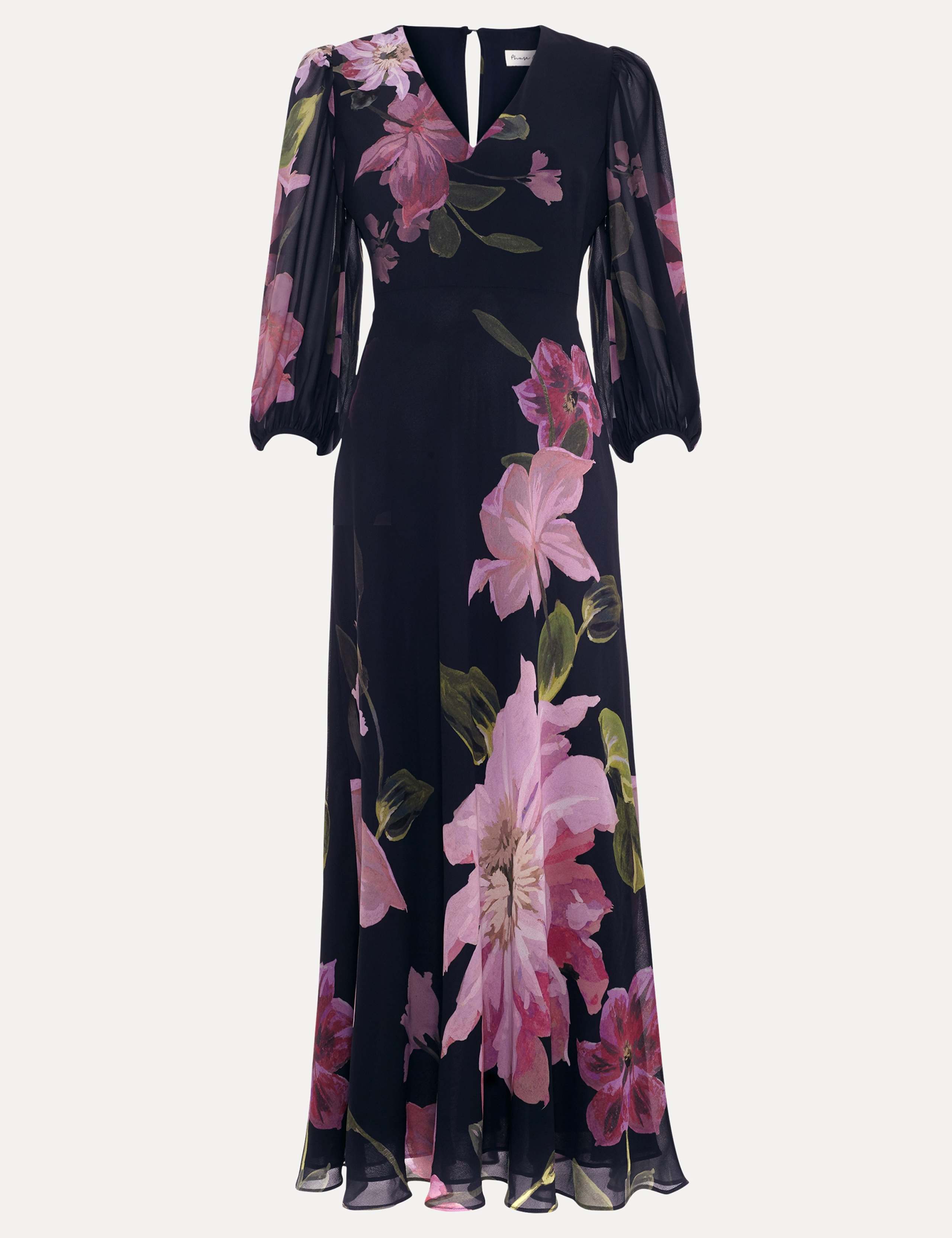 Floral V-Neck Maxi Dress 2 of 7