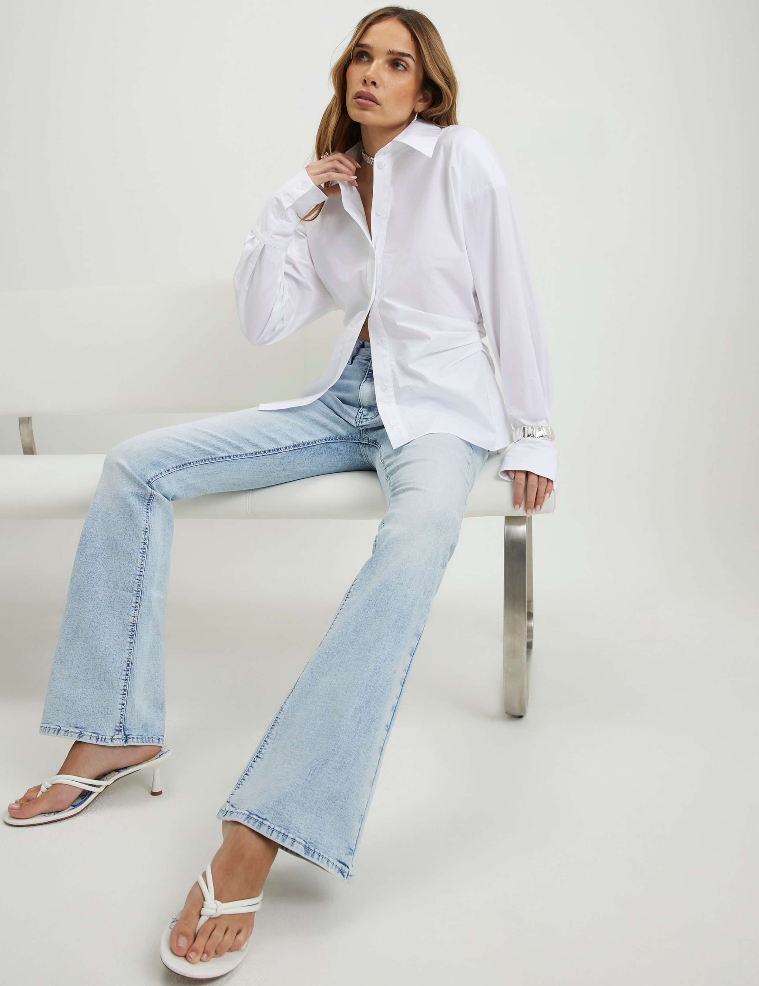 High Waisted Sculpt Flared Jeans 3 of 4