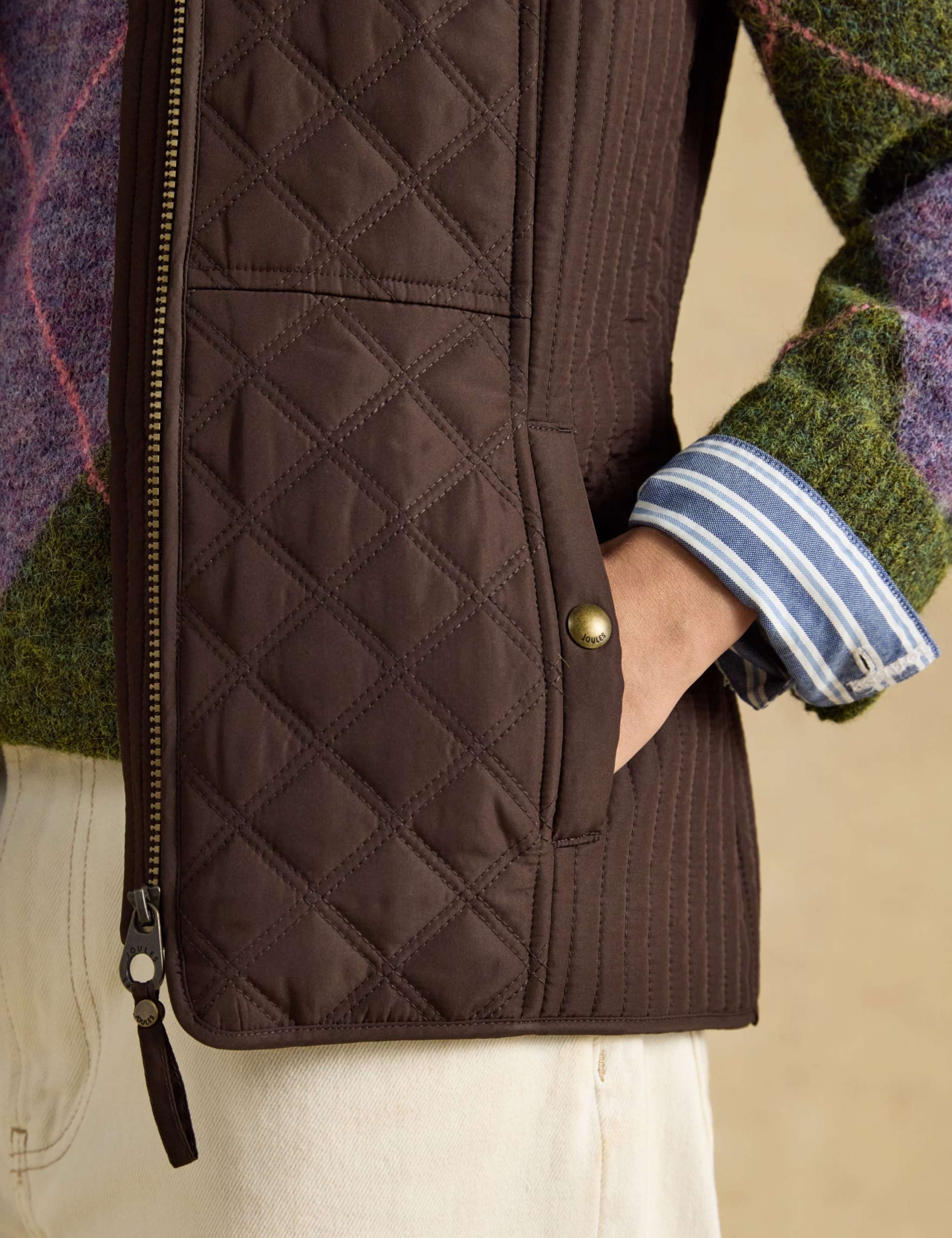 Showerproof Diamond Quilted Gilet 2 of 8
