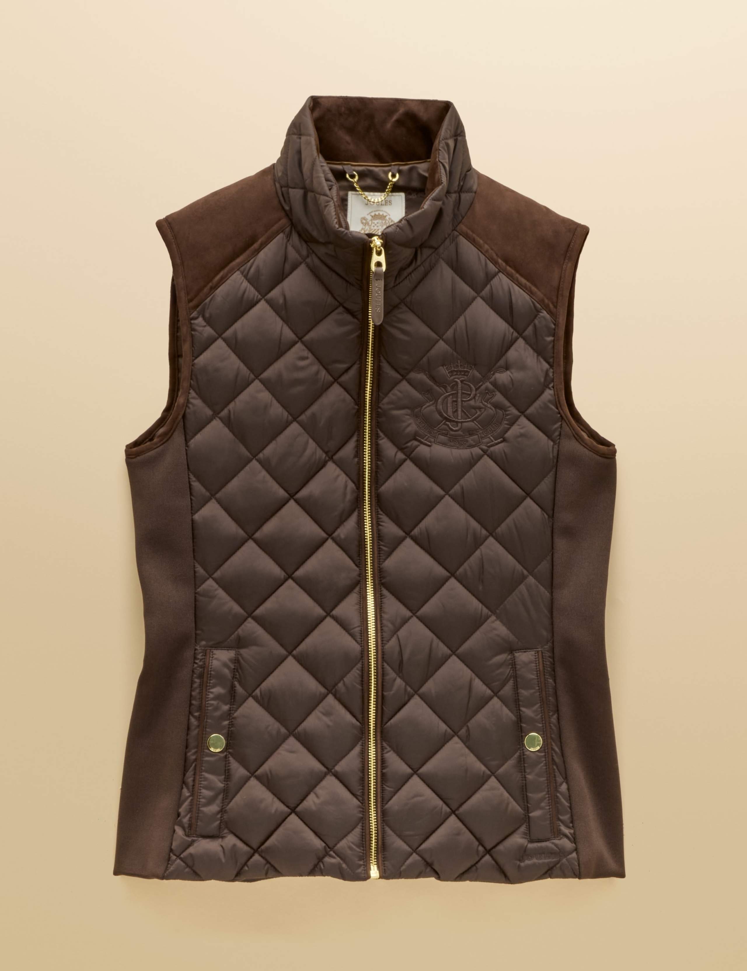 Showerproof Embroidered Quilted Gilet 8 of 10