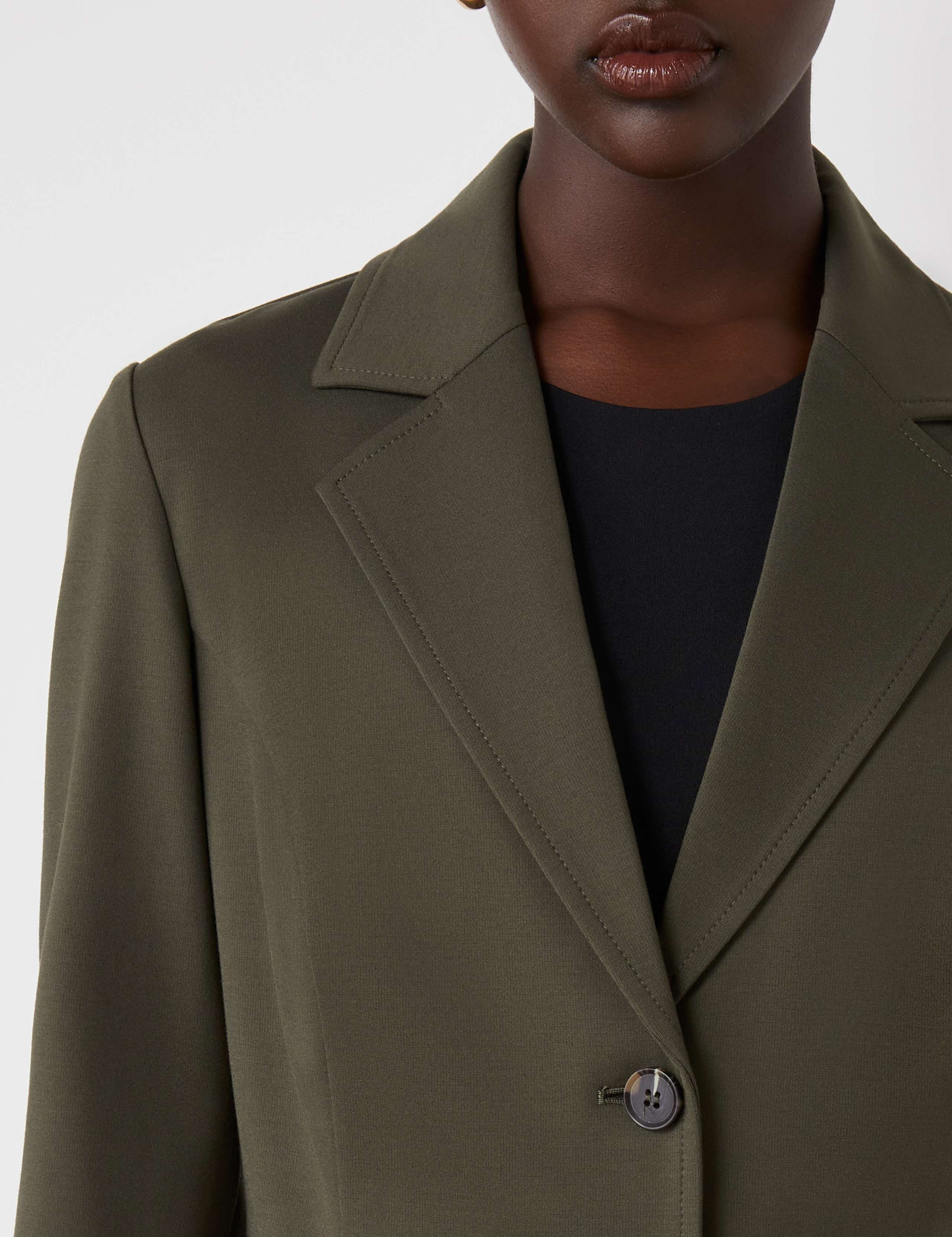 Ponte Jersey Single Breasted Blazer 3 of 4