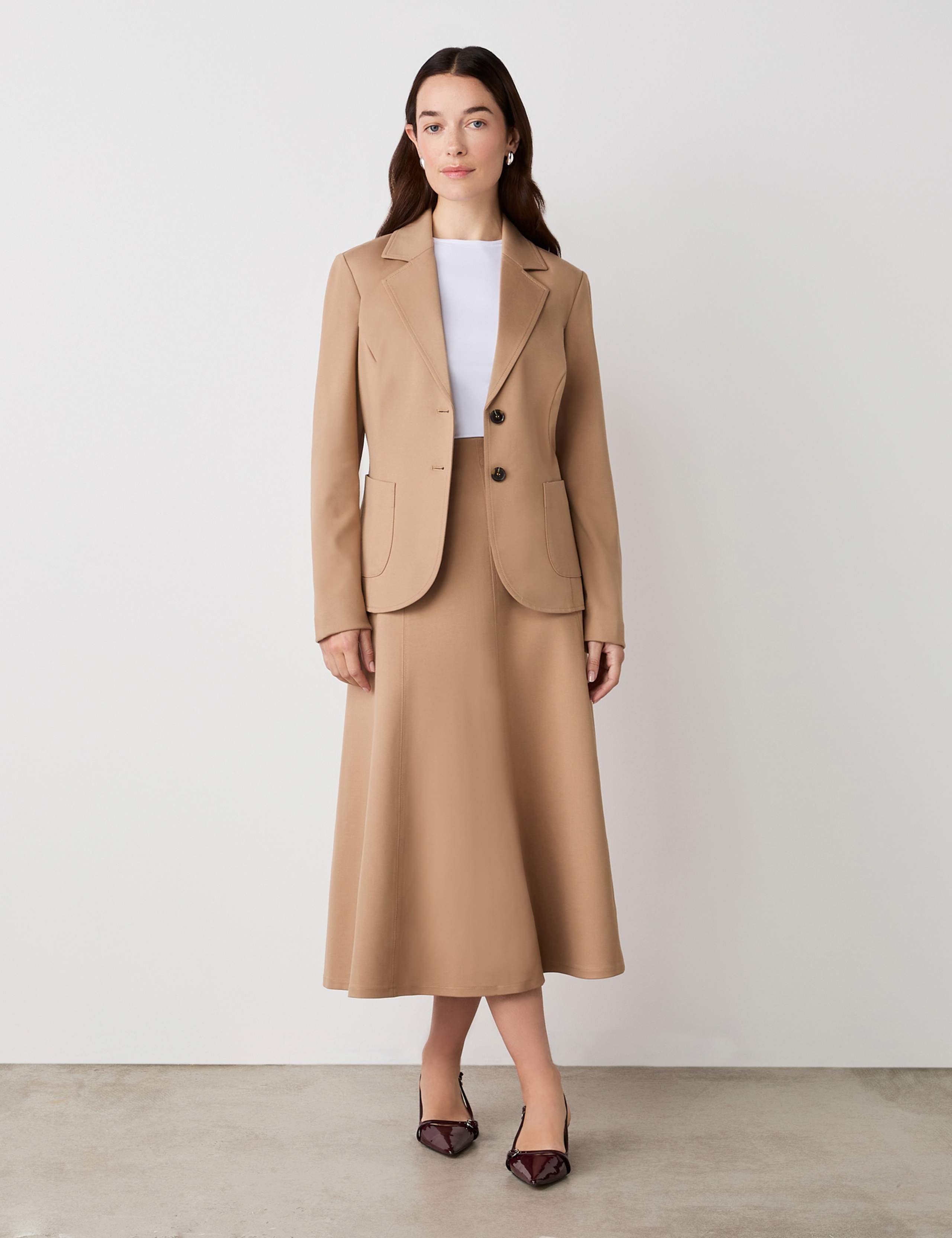 Ponte Jersey Single Breasted Blazer 2 of 3