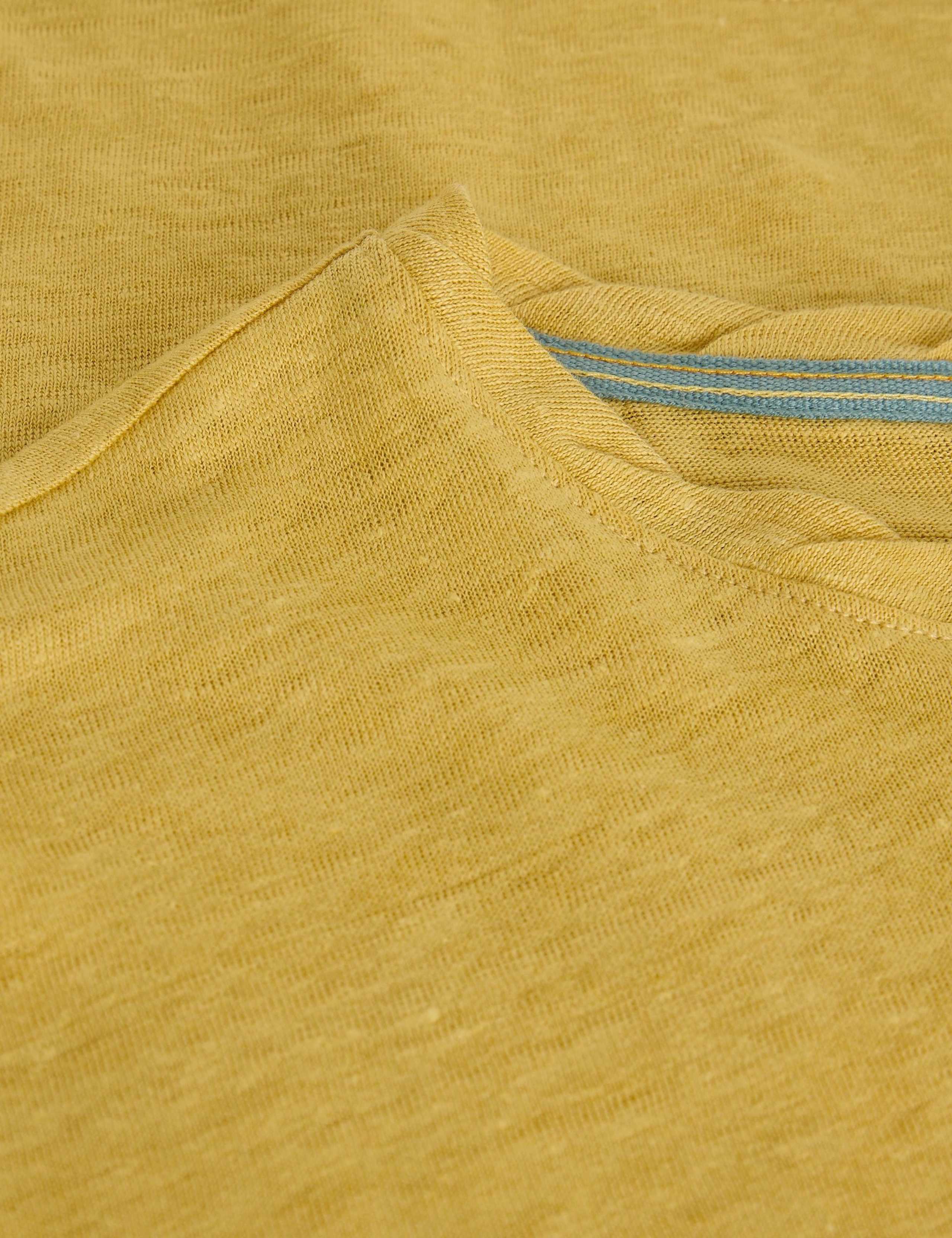 Pure Linen Jersey T-Shirt 4 of 6