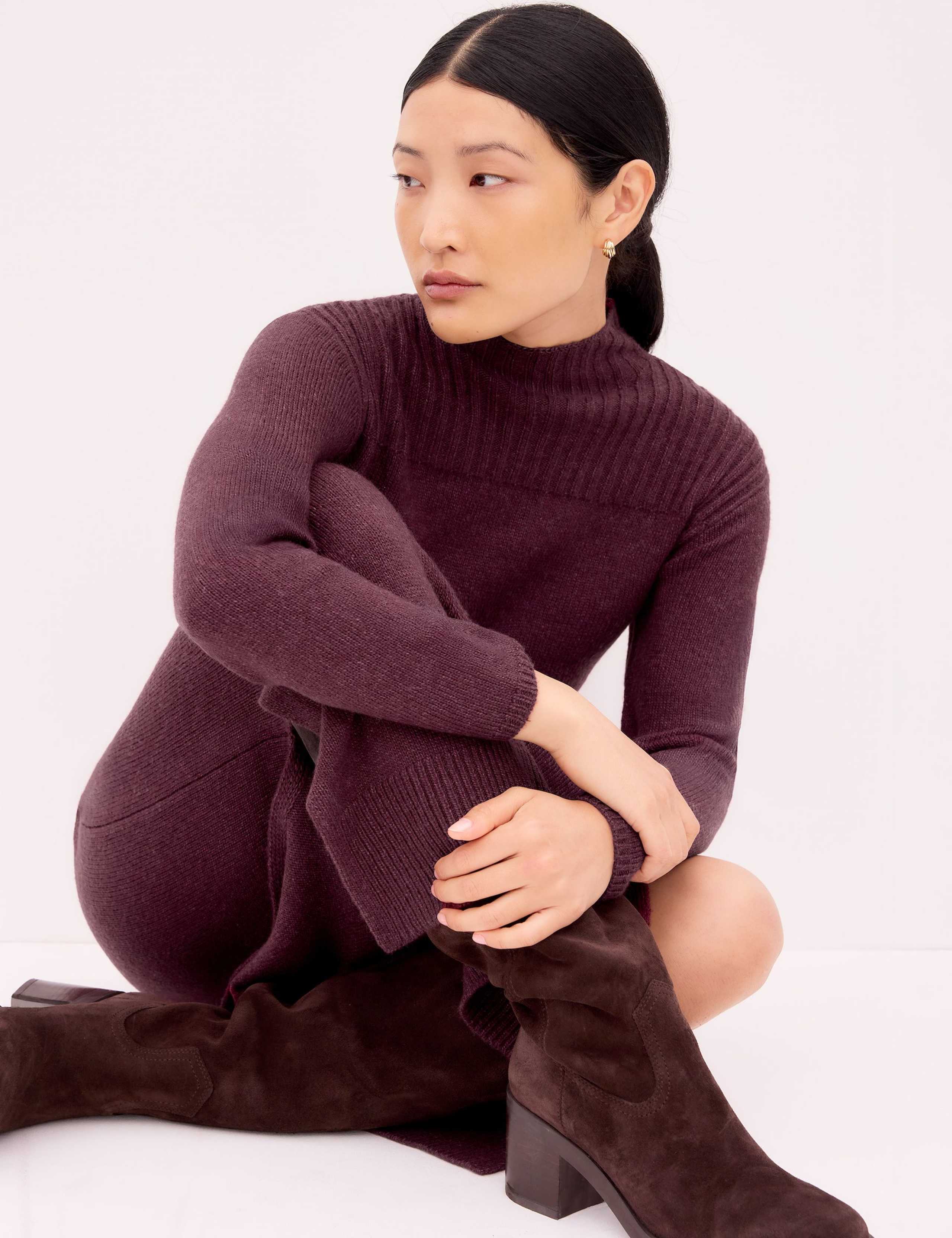 High Neck Midaxi Jumper Dress 3 of 3