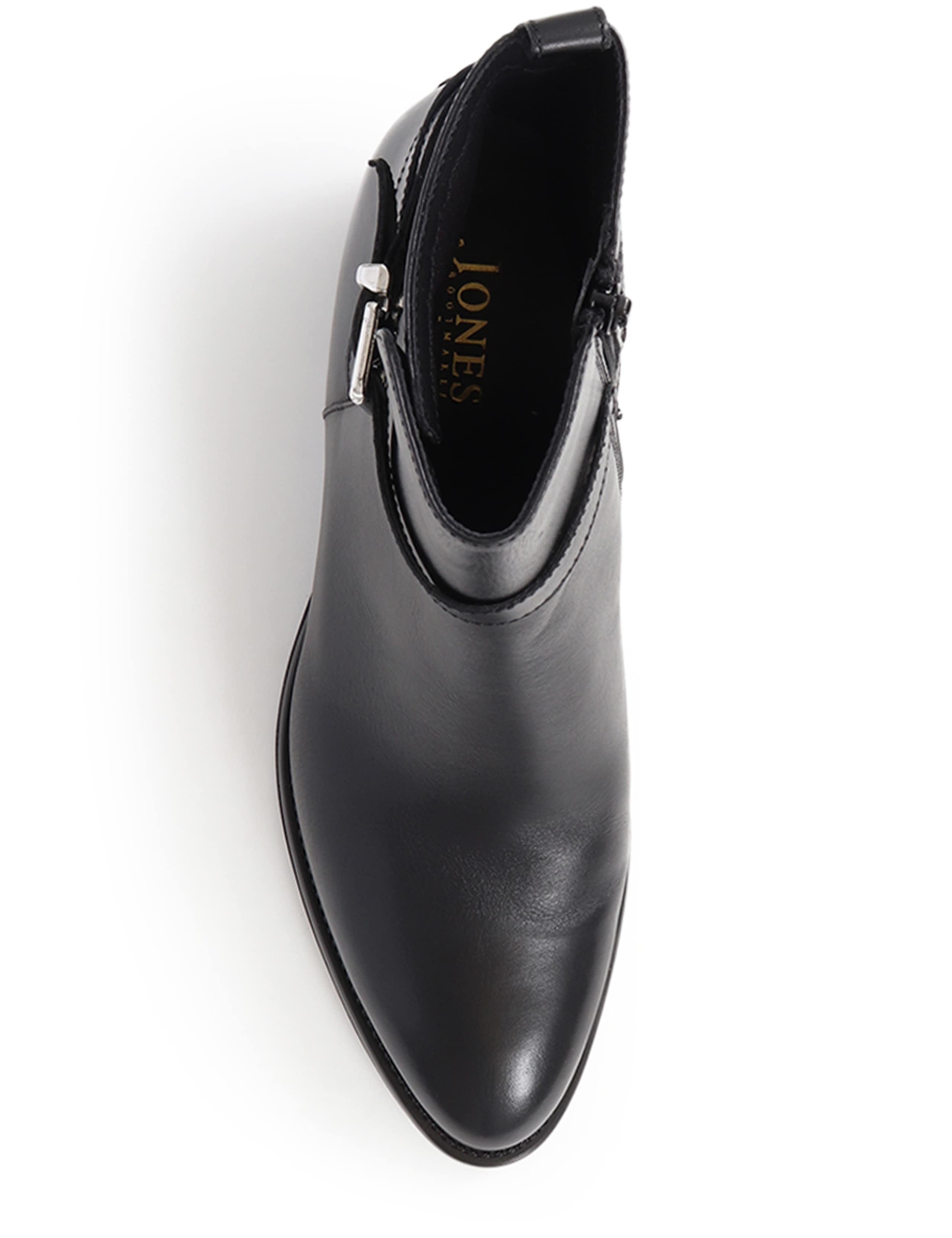 Leather Buckle Block Heel Ankle Boots 4 of 7