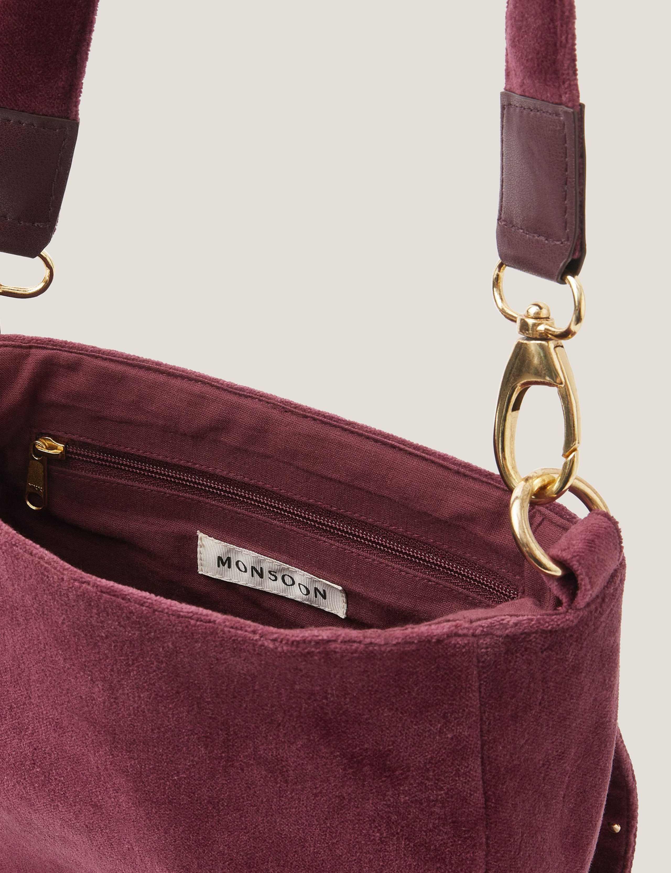 Pure Cotton Embroidered Cross Body Satchel 3 of 4