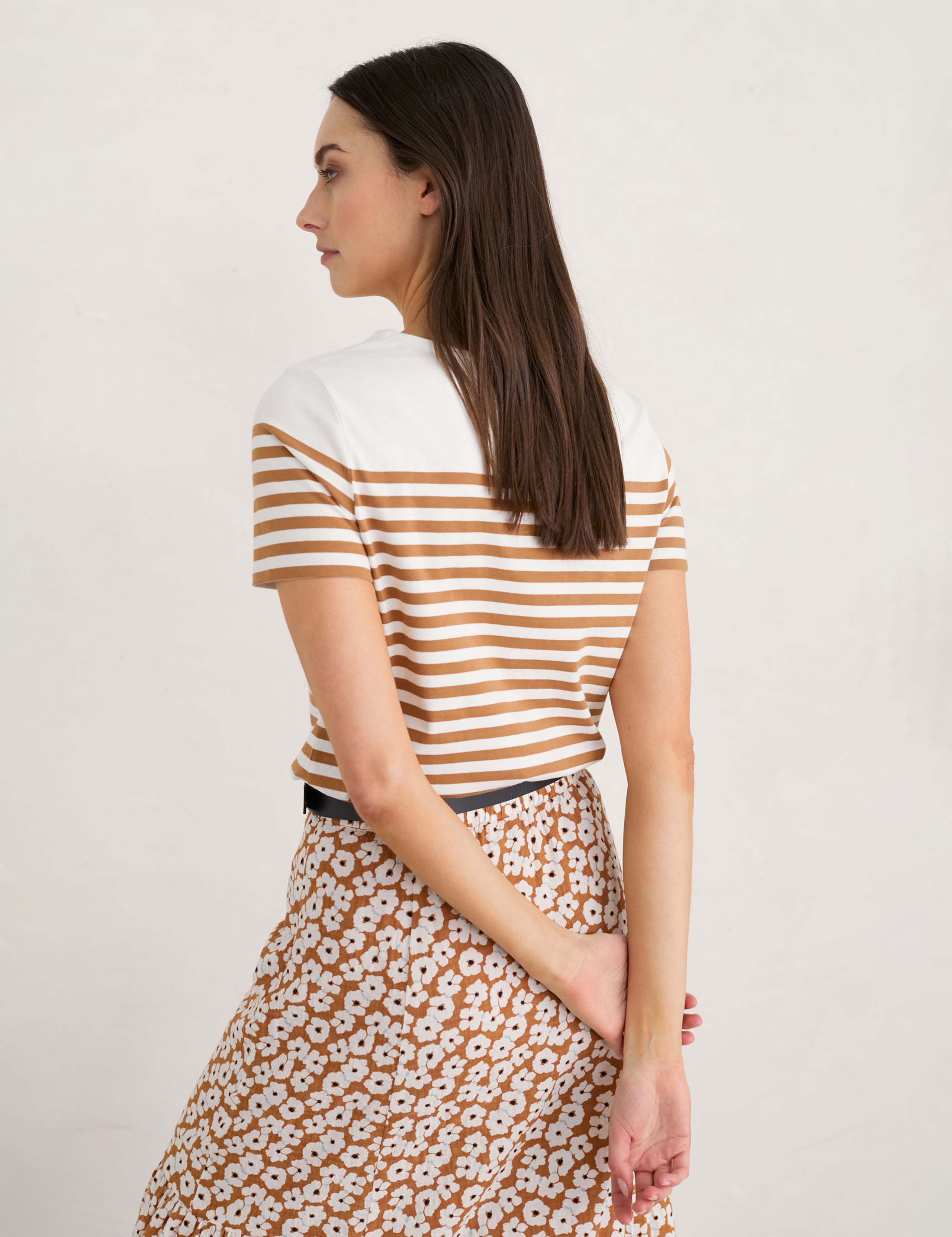 Organic Cotton Striped T-Shirt 4 of 5