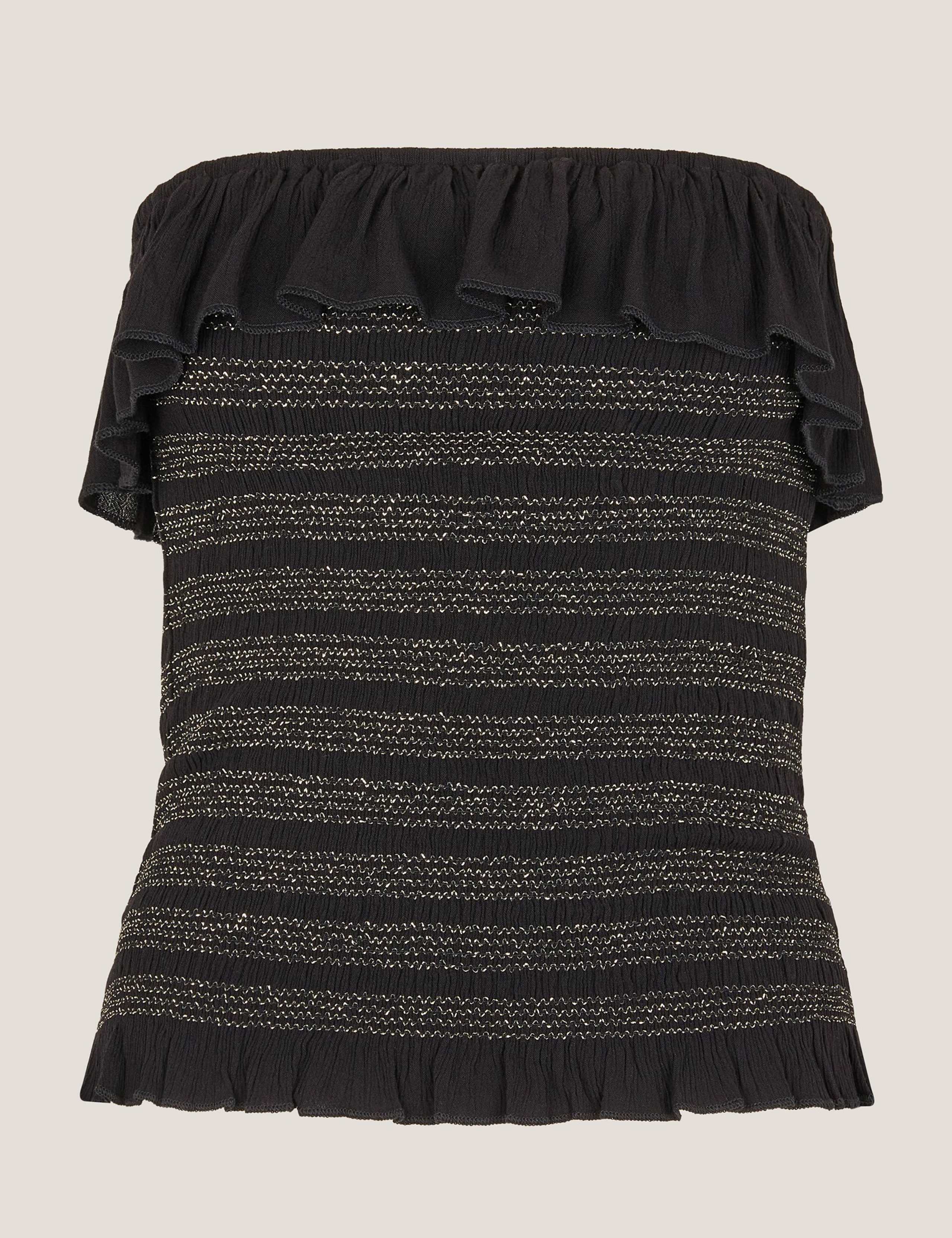 Heidi Striped Ruffle Bandeau Top 2 of 5
