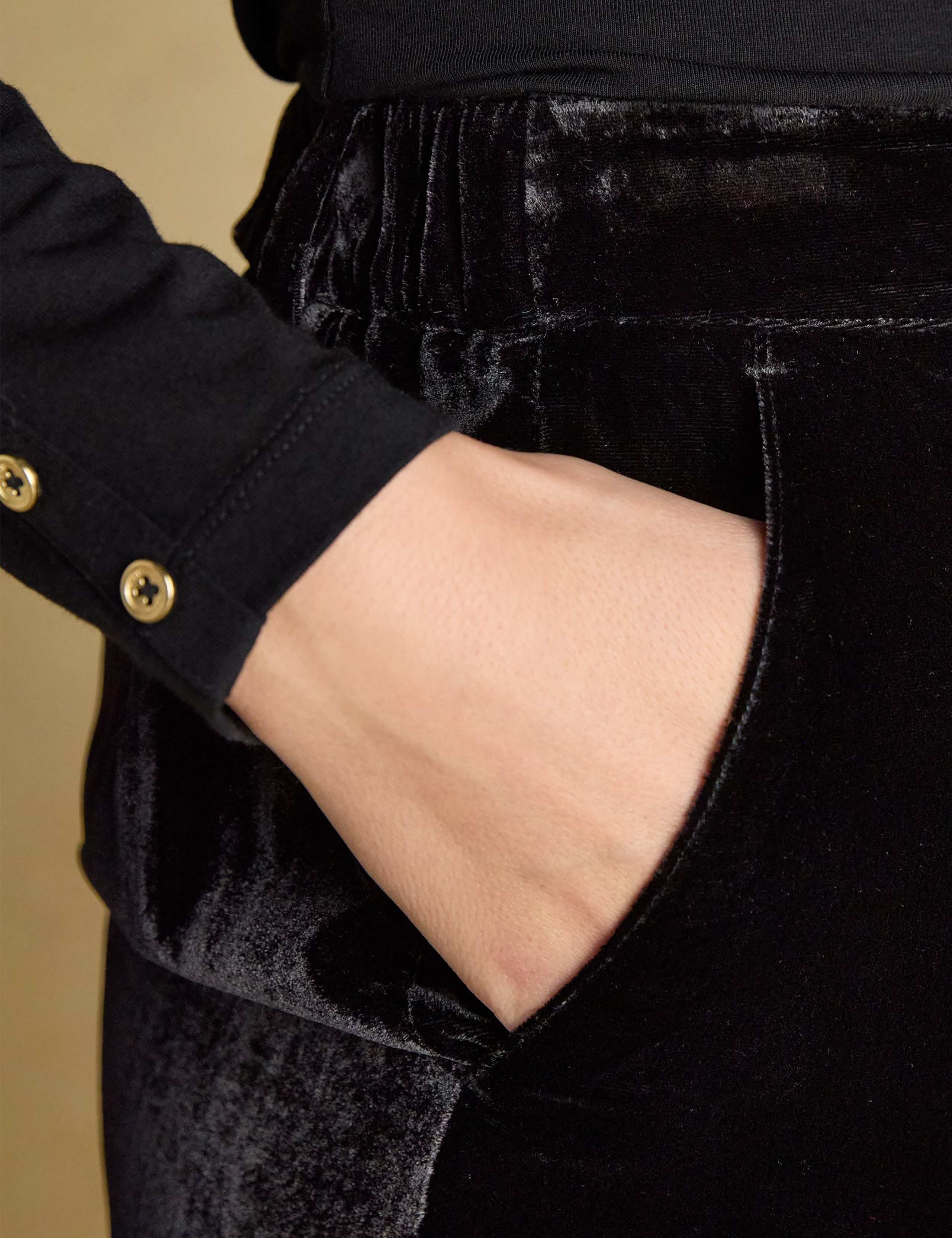 Velvet Wide Leg Trousers 8 of 8