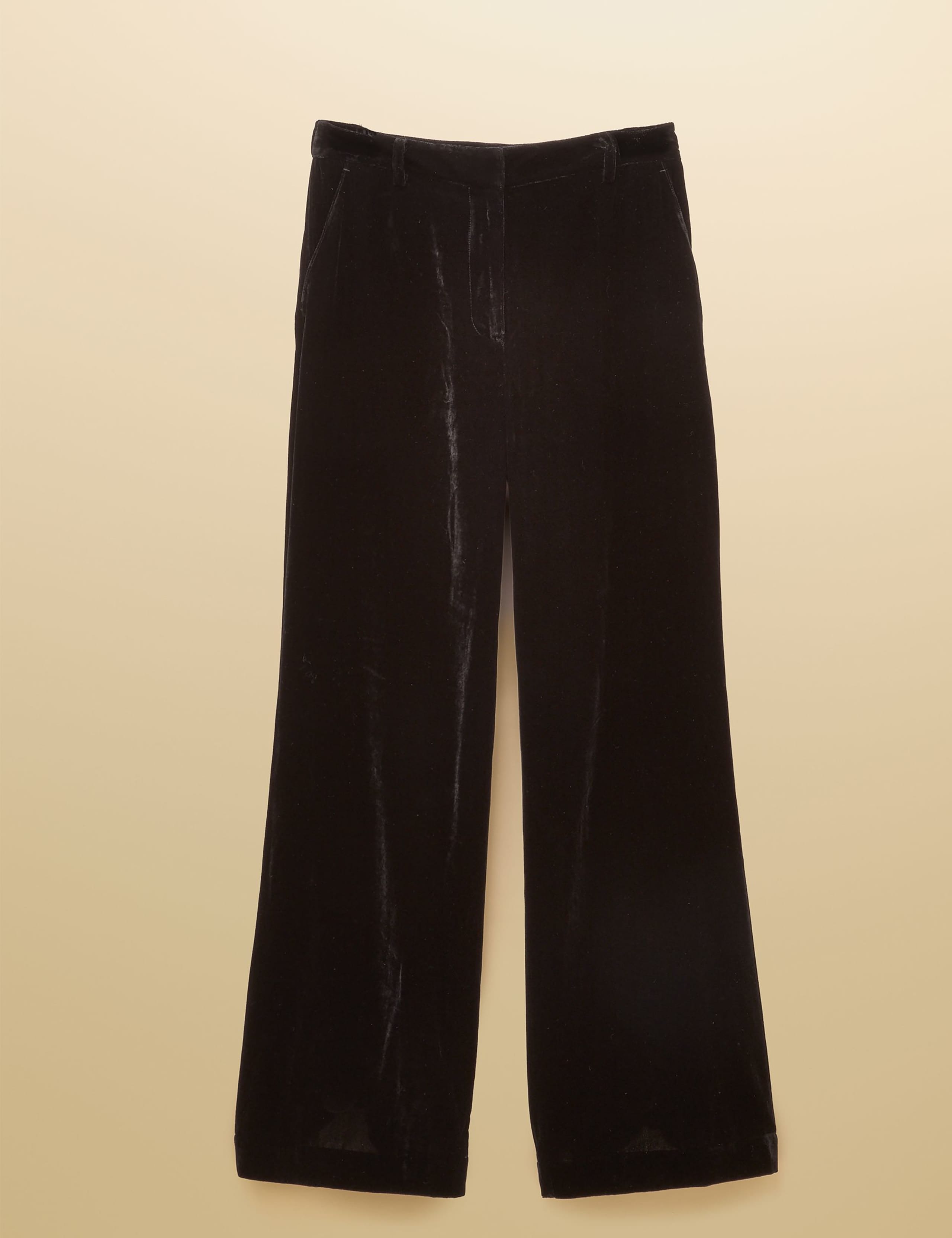 Velvet Wide Leg Trousers 2 of 8