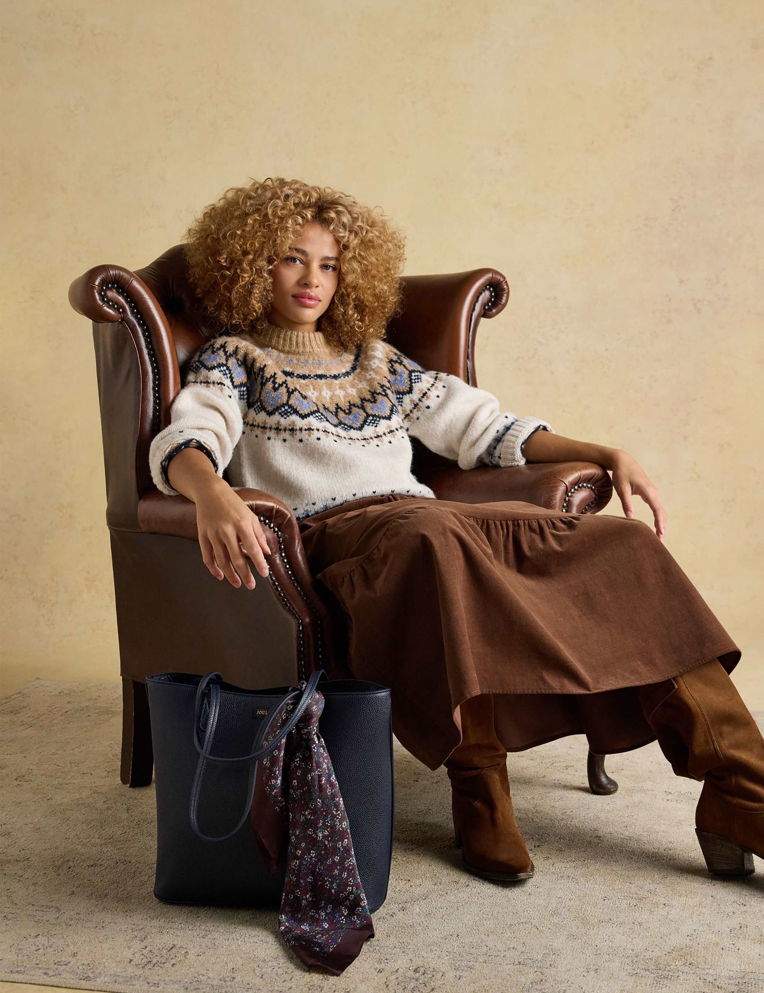 Cord Midi Tiered Skirt 5 of 8