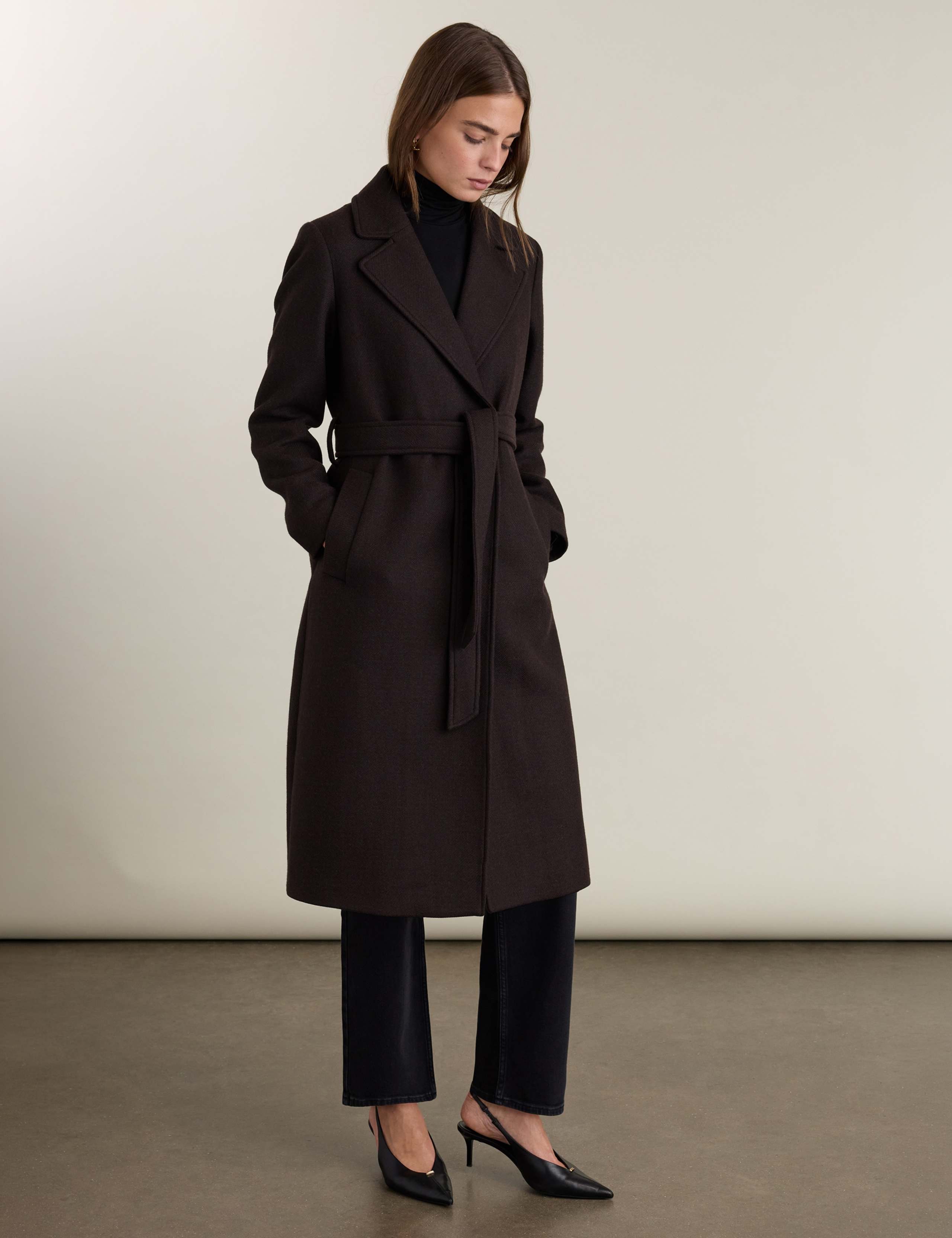 Chelsea Wrap Wool Rich Coat 2 of 5