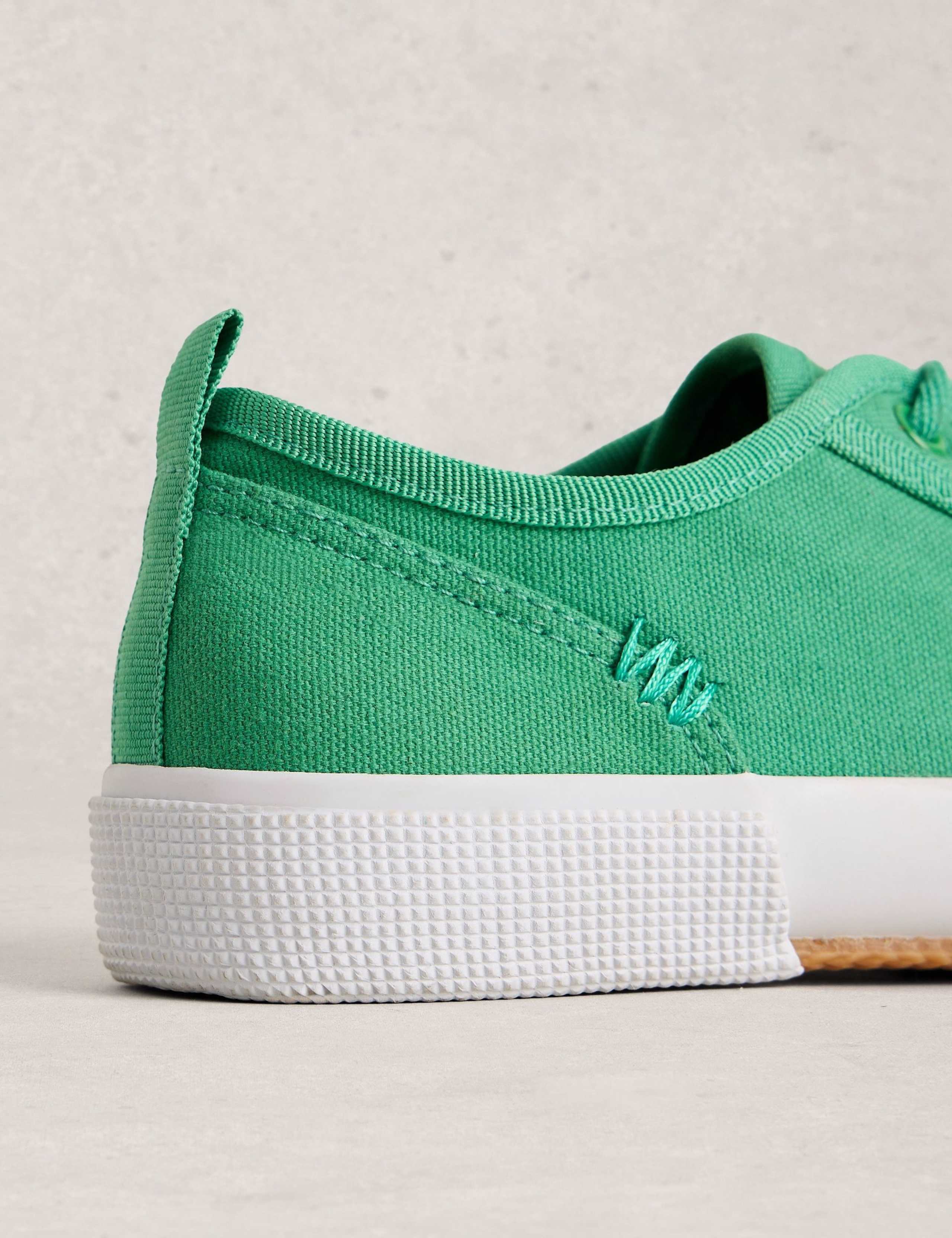 Canvas Lace Up Trainers 4 of 4