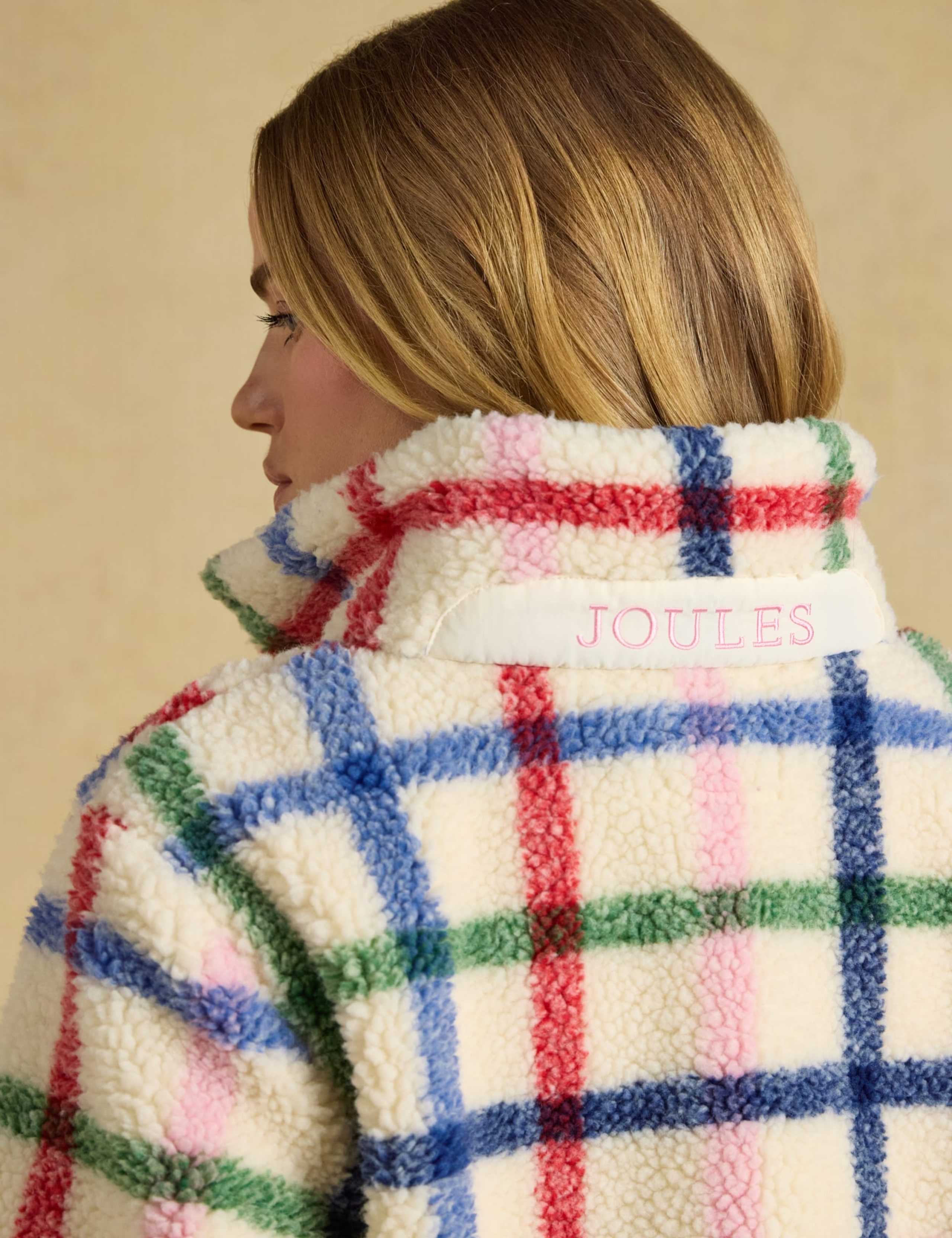 Checked Borg Funnel Neck Fleece 6 of 7