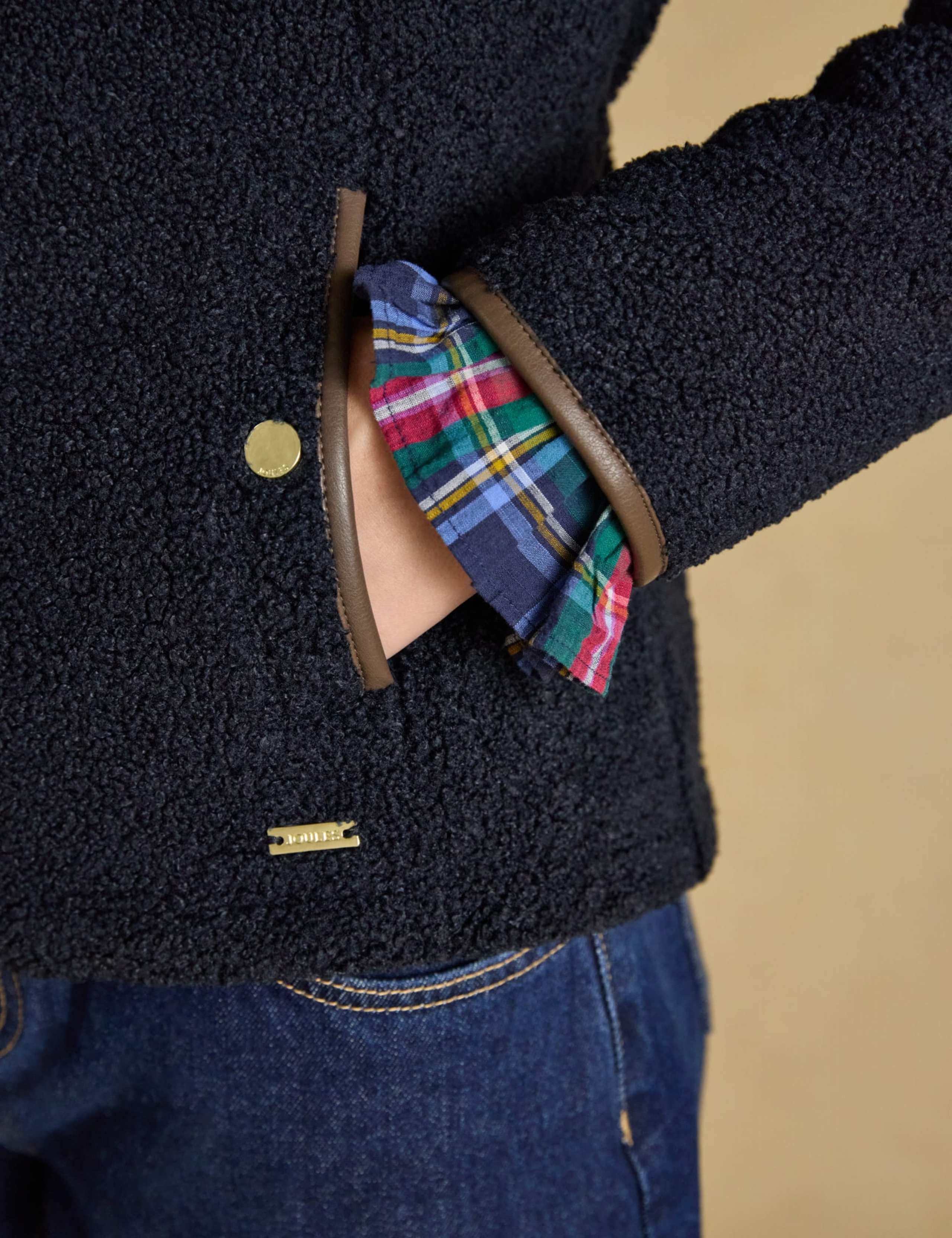 Borg Funnel Neck Jacket 8 of 10