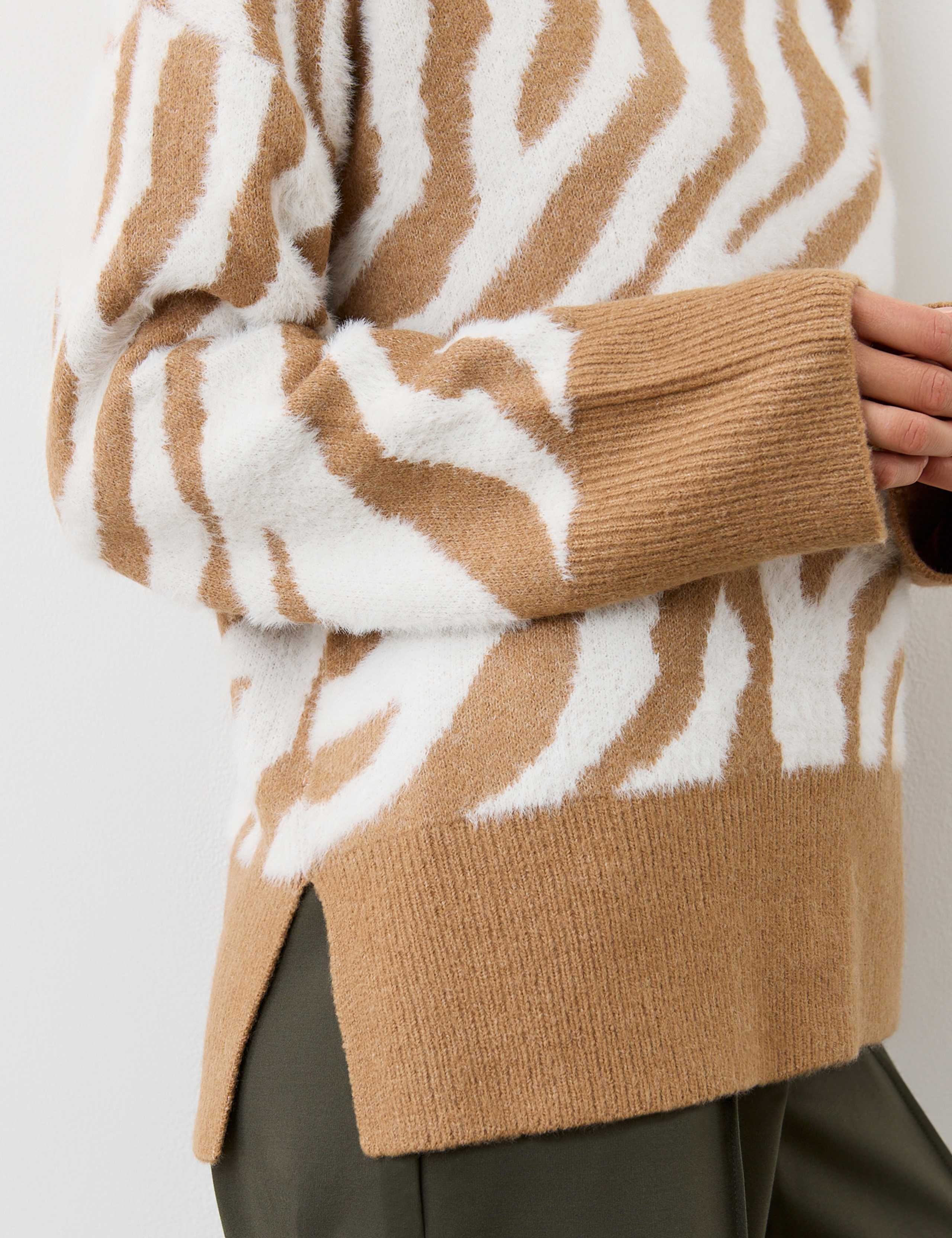 Animal Print Crew Neck Jumper 3 of 4