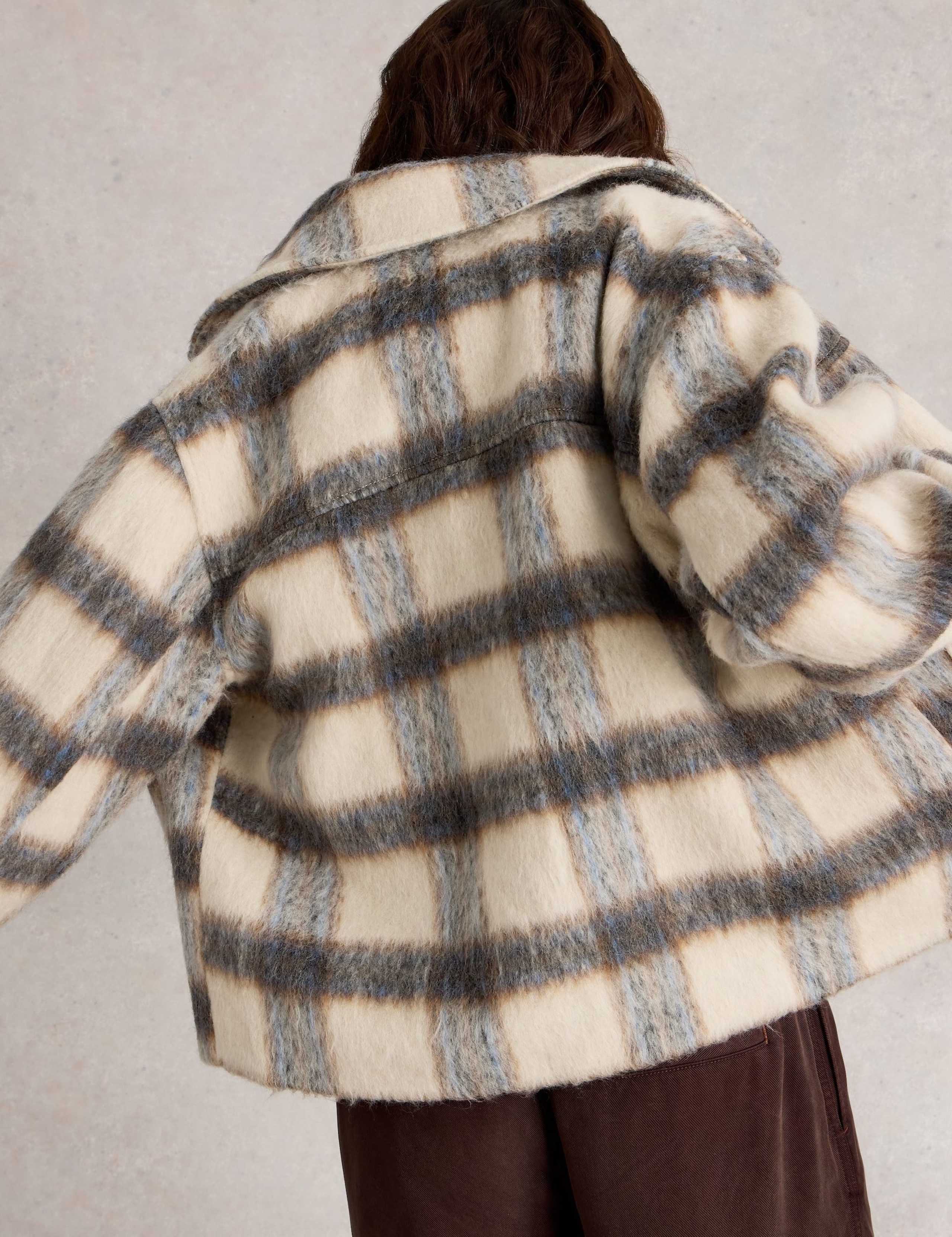 Alexa Check Wool Blend Jacket 3 of 6