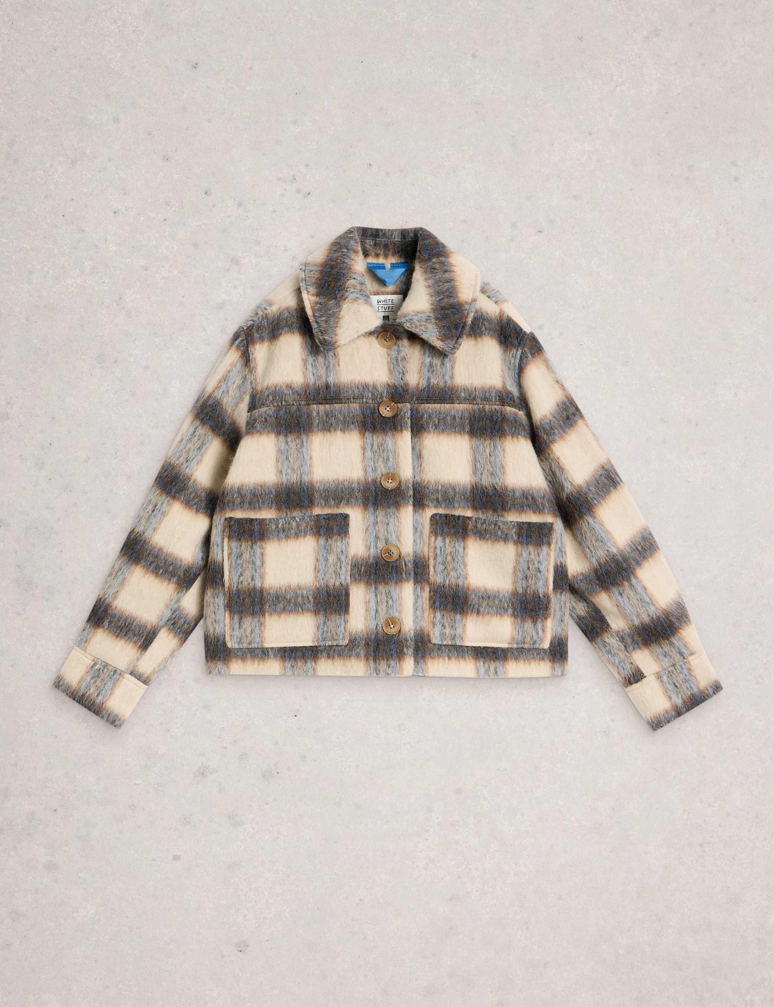 Alexa Check Wool Blend Jacket 2 of 6