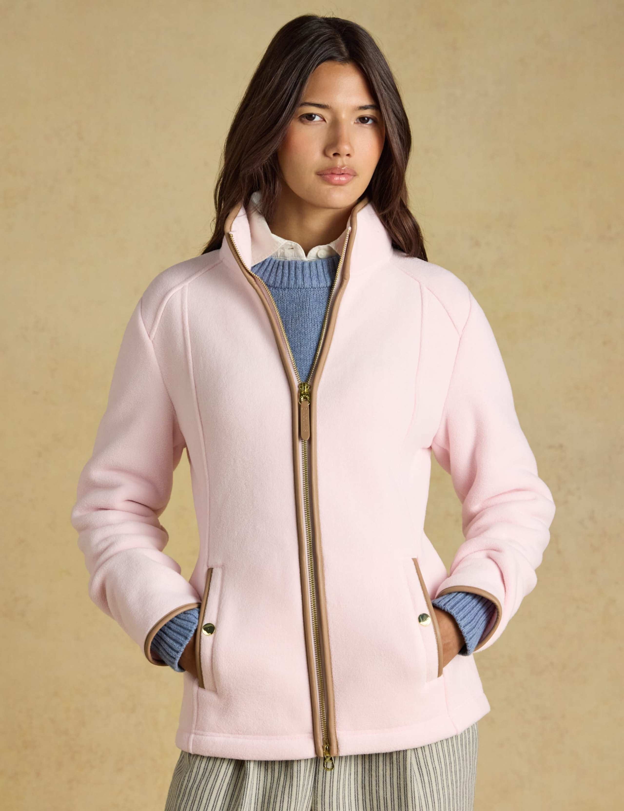 Fleece Funnel Neck Jacket 1 of 9