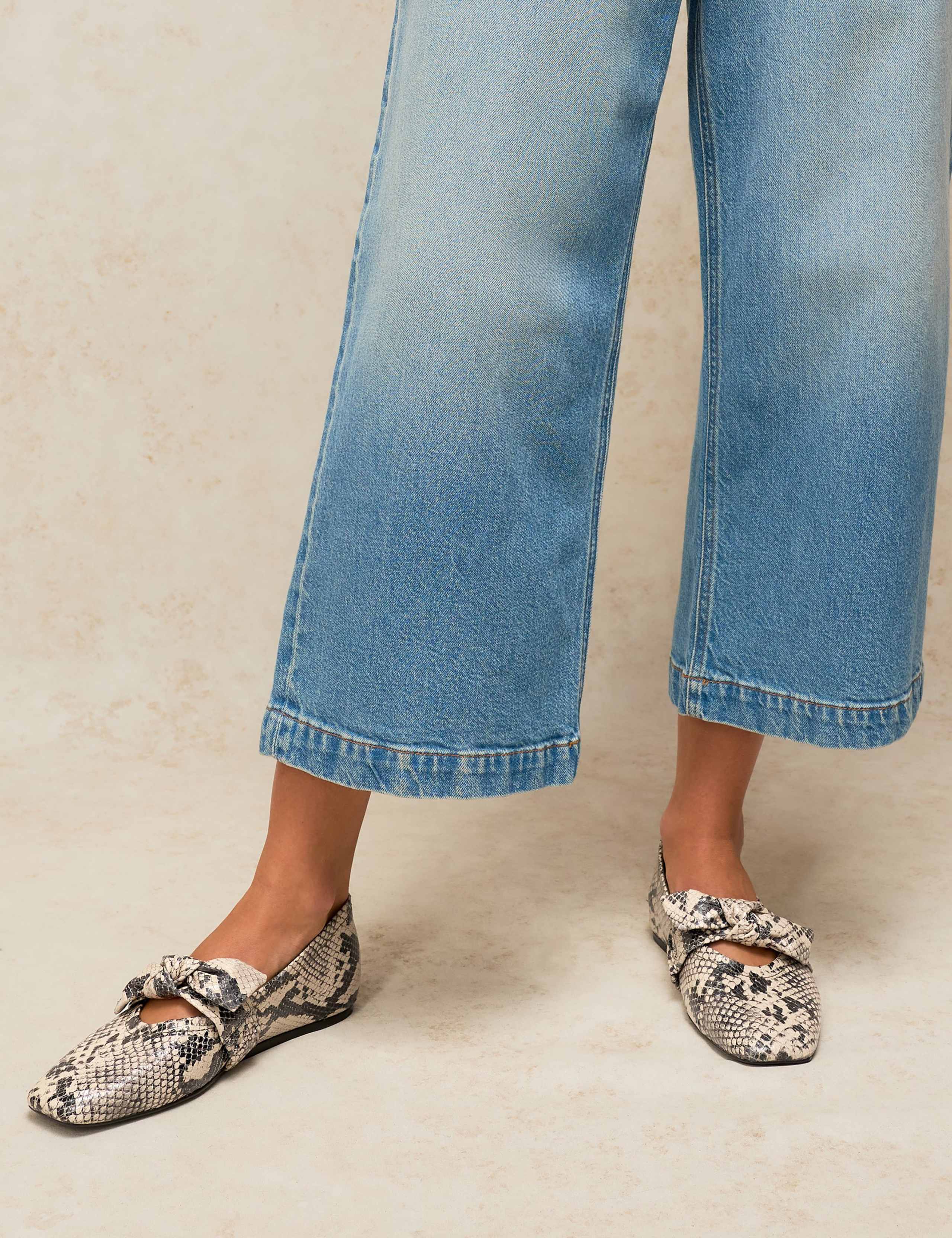 Darla Leather Slip On Flatform Pumps 2 of 5