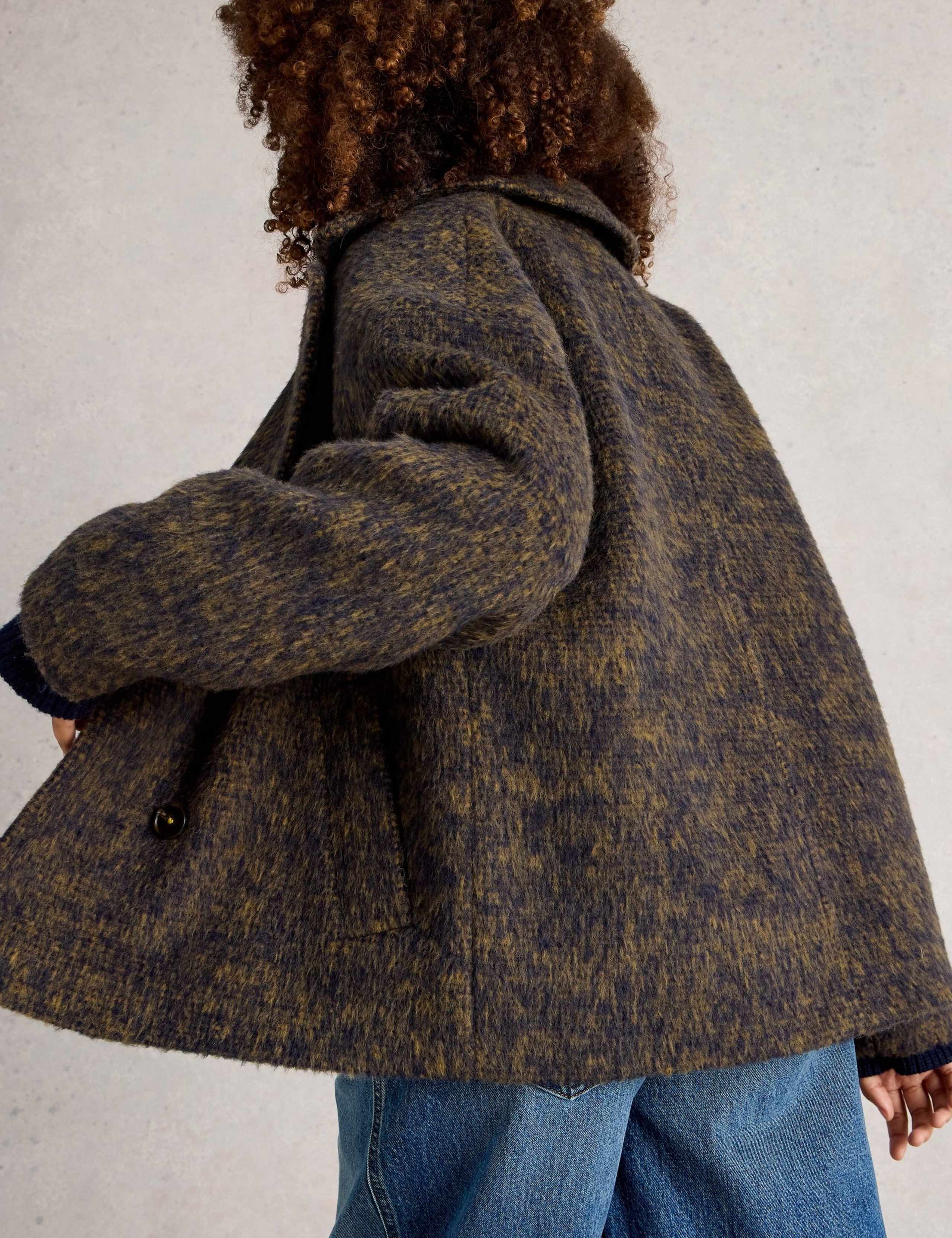 Double Breasted Relaxed Jacket with Wool 3 of 6