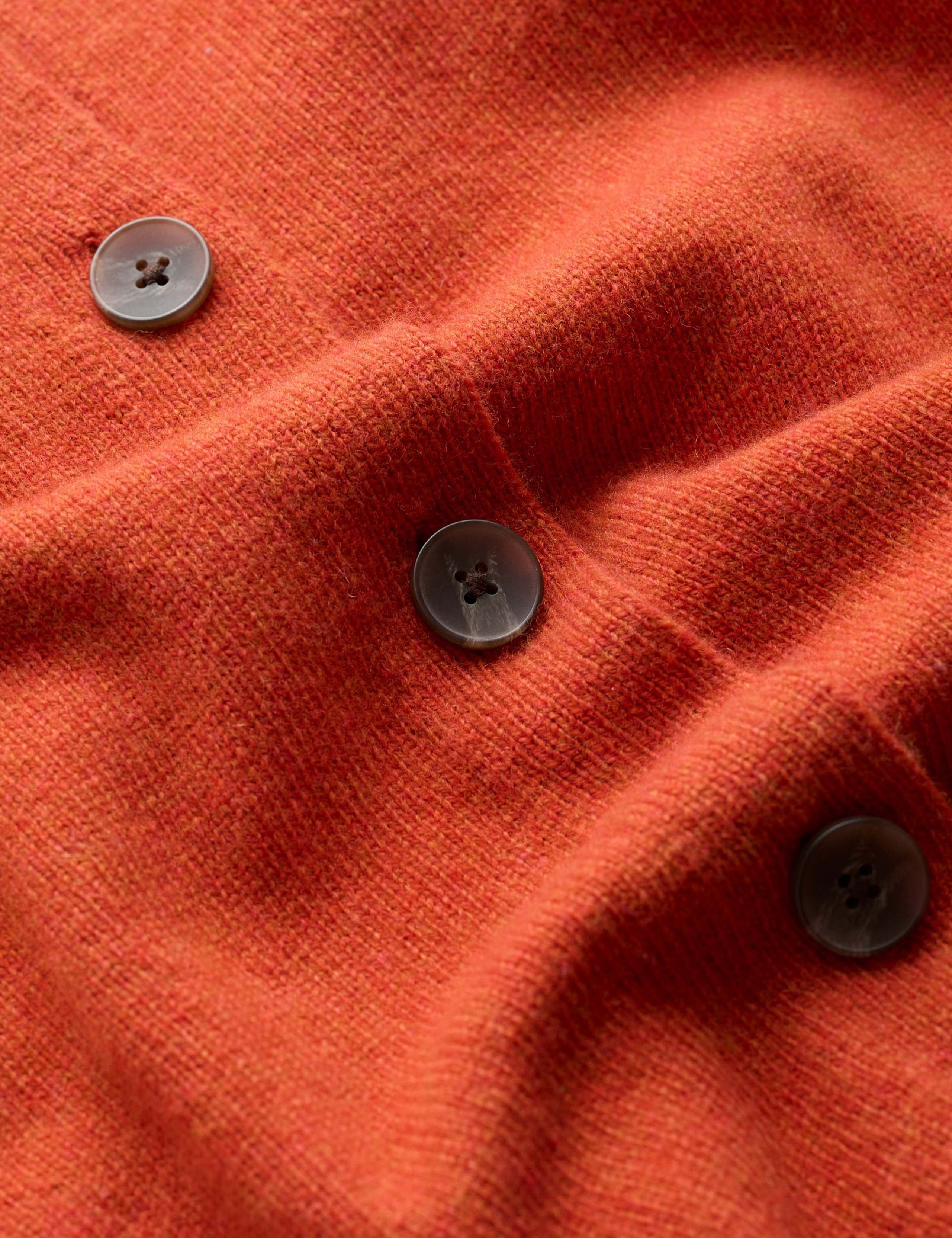 Merino Wool Rich Crew Neck Cardigan 5 of 5
