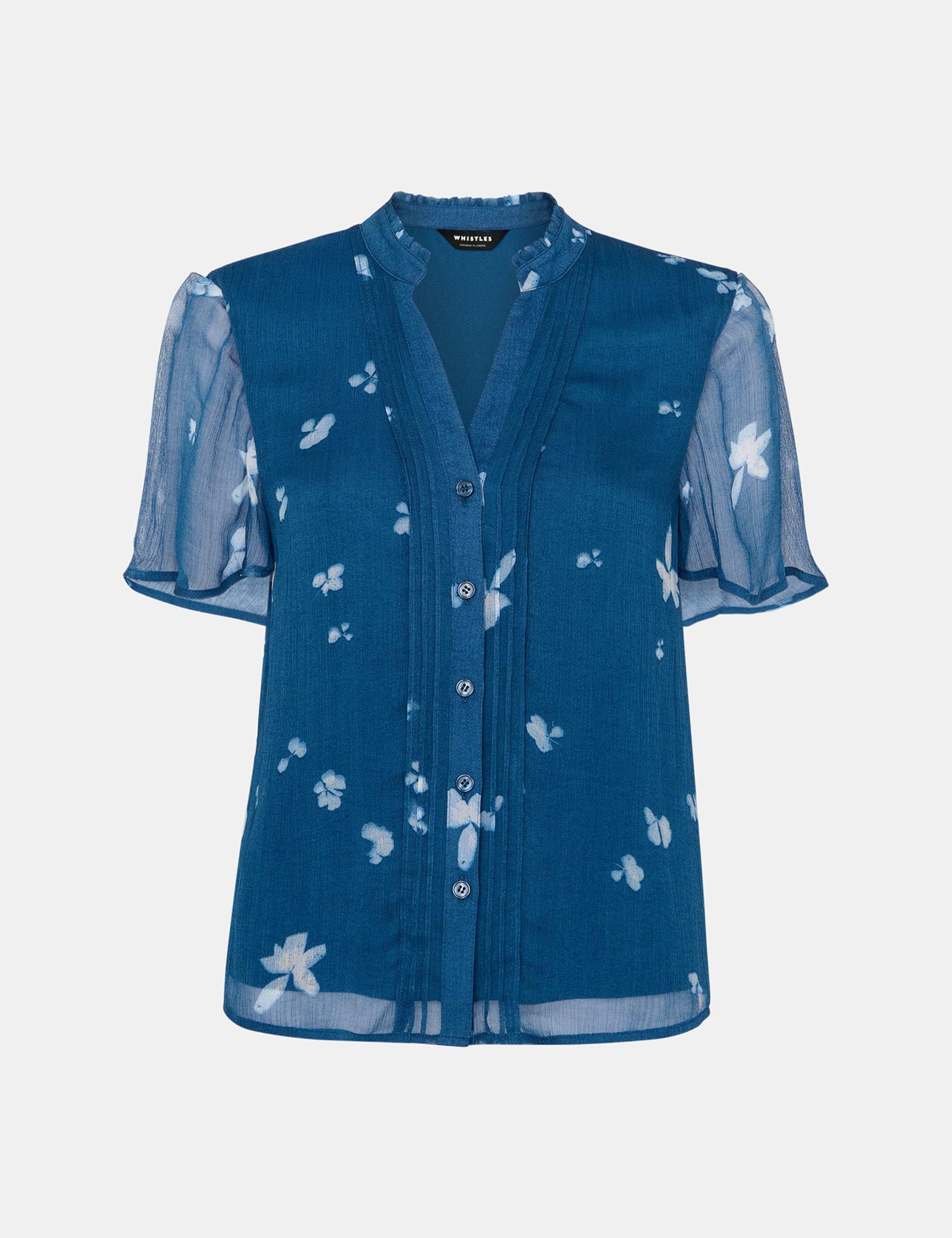 Floral V-Neck Blouse 2 of 4