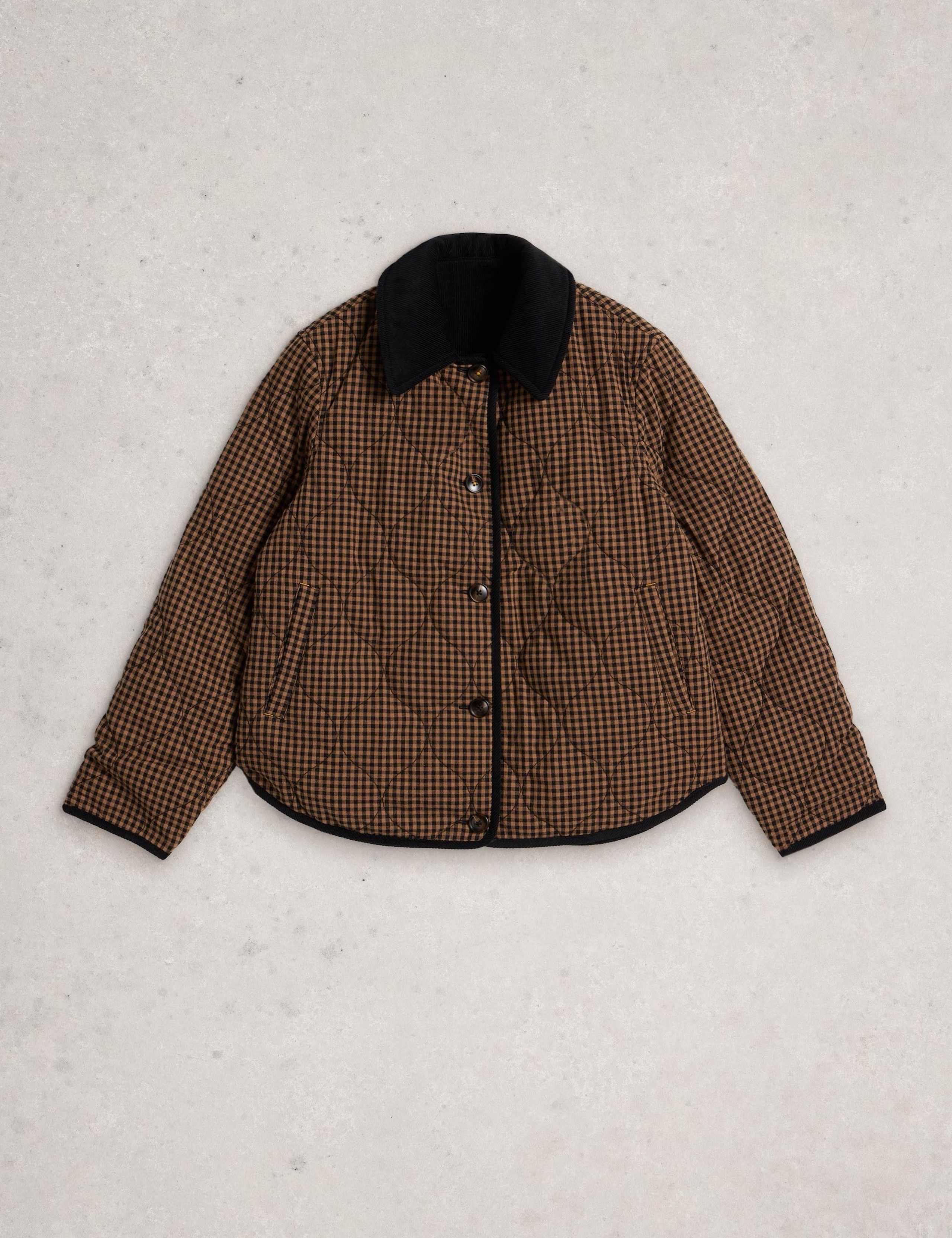 Pure Cotton Quilted Reversible Jacket 2 of 7