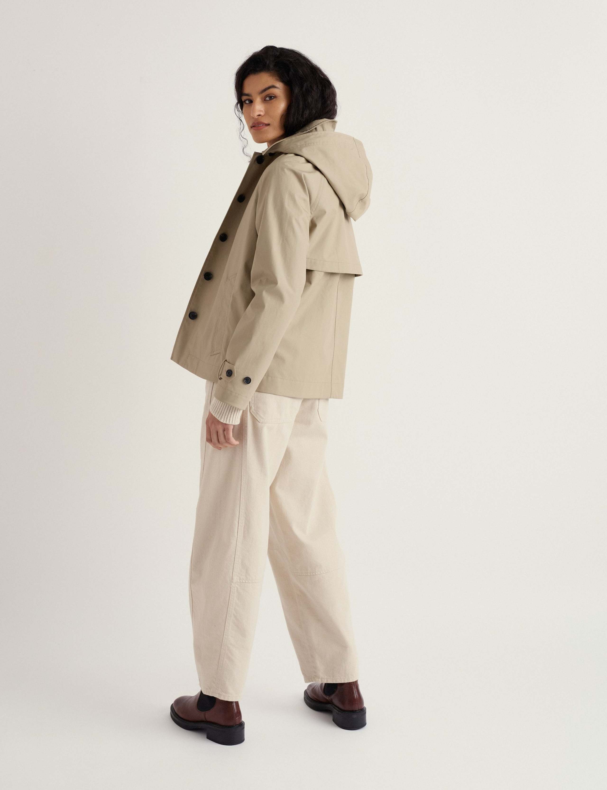 Pure Cotton Waterproof Hooded Jacket 4 of 5