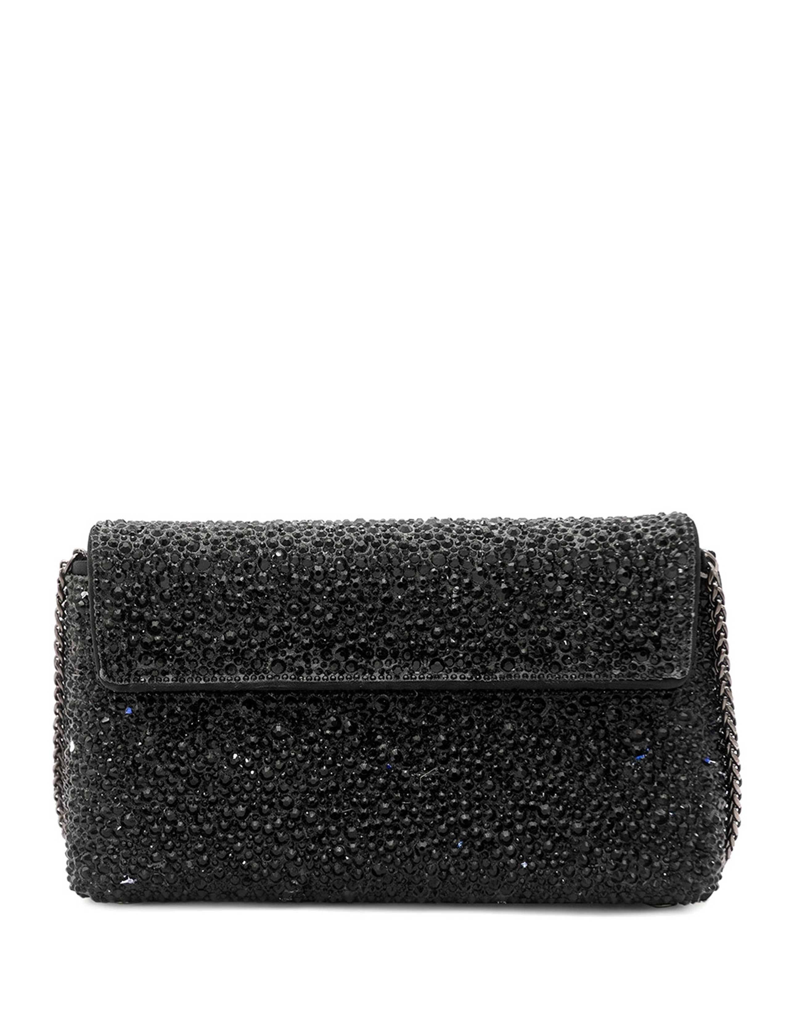 Faux Leather Embellished Clutch Bag 2 of 6