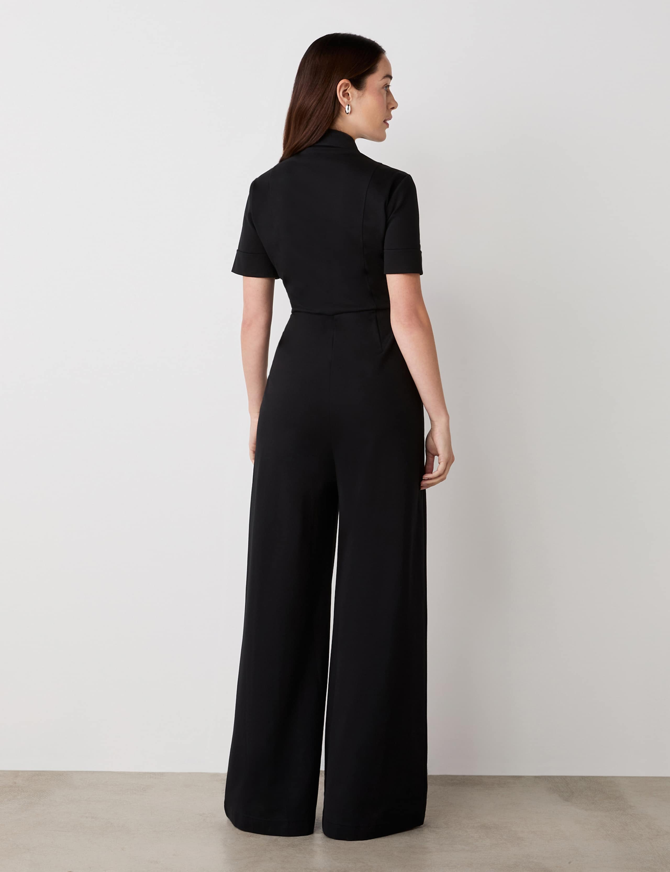 Jersey Short Sleeve Jumpsuit 2 of 3