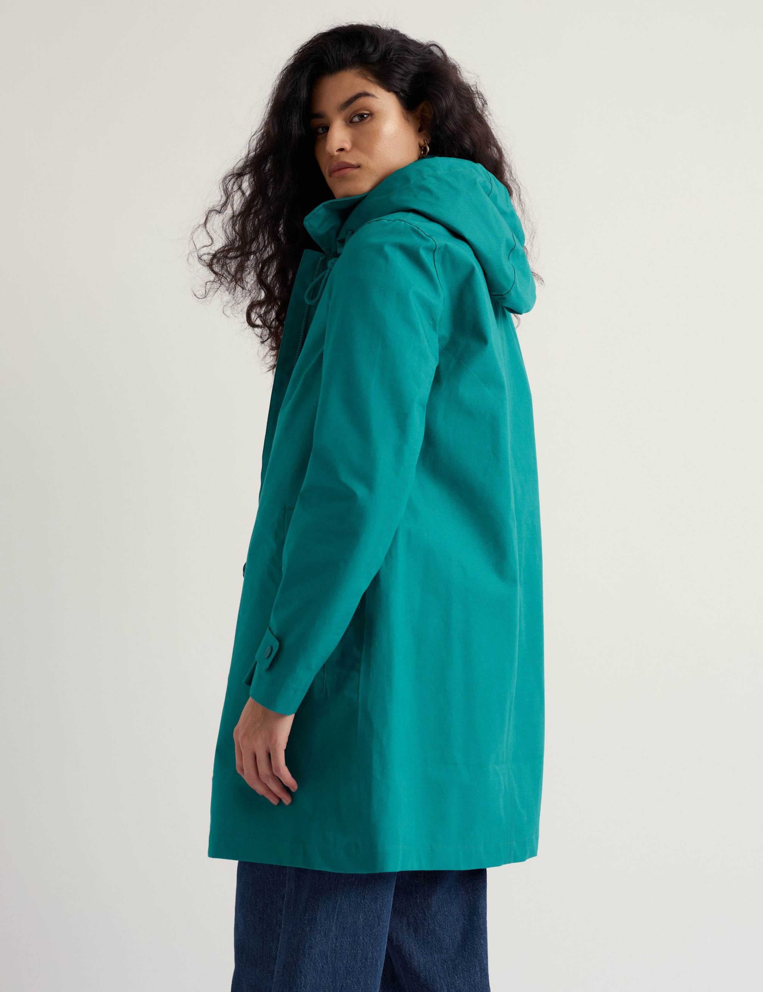 Pure Cotton Waterproof Hooded Mac 4 of 5