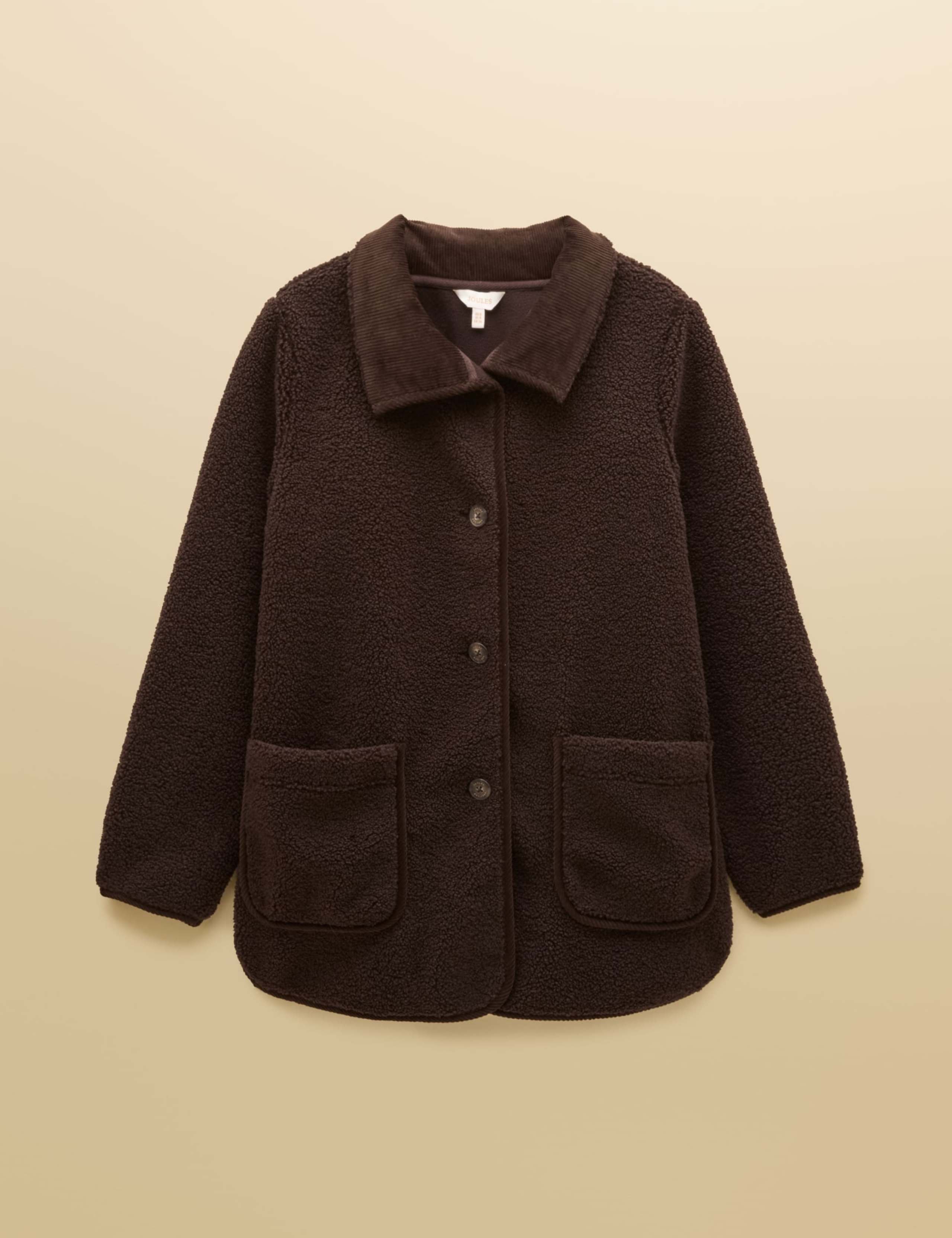 Longline Button Through Fleece Jacket 5 of 9