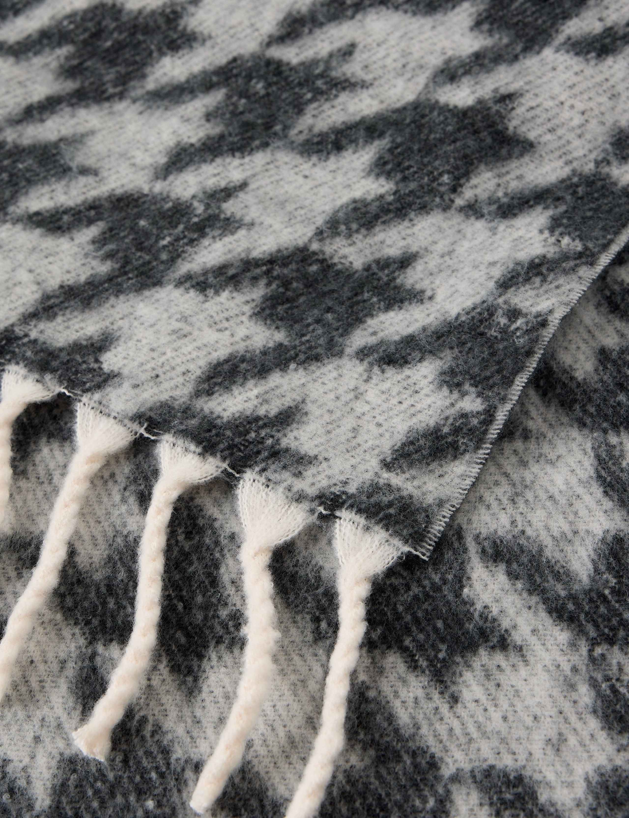 Brushed Dogtooth Scarf 3 of 3