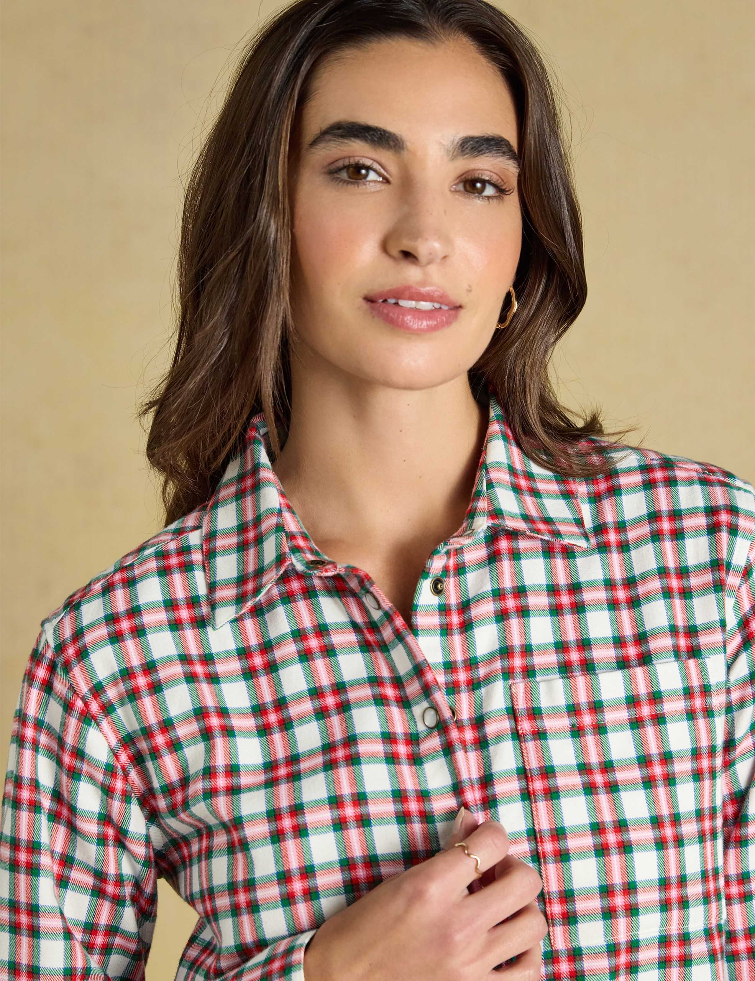 Check Boyfriend Brushed Shirt 2 of 8