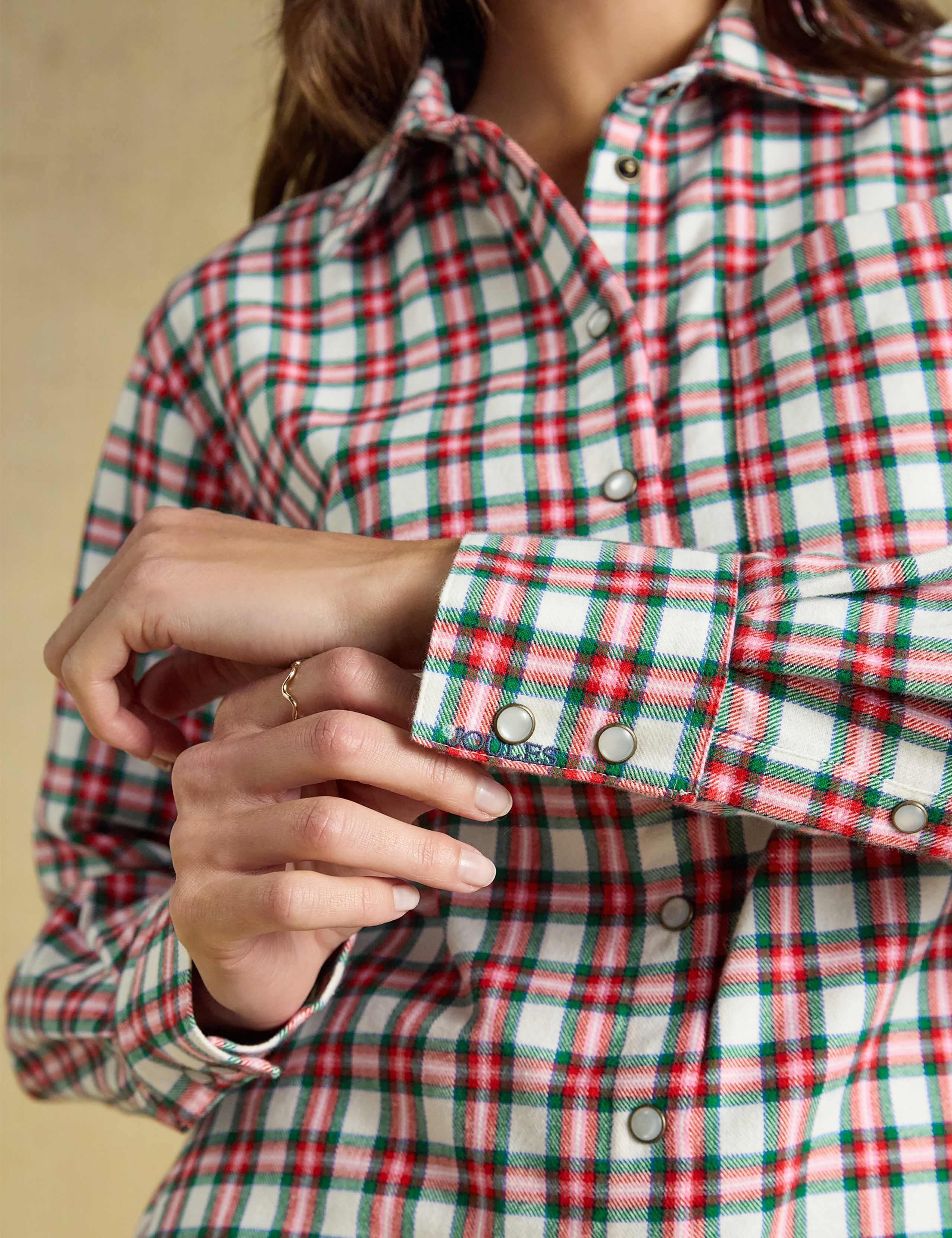 Check Boyfriend Brushed Shirt 8 of 8