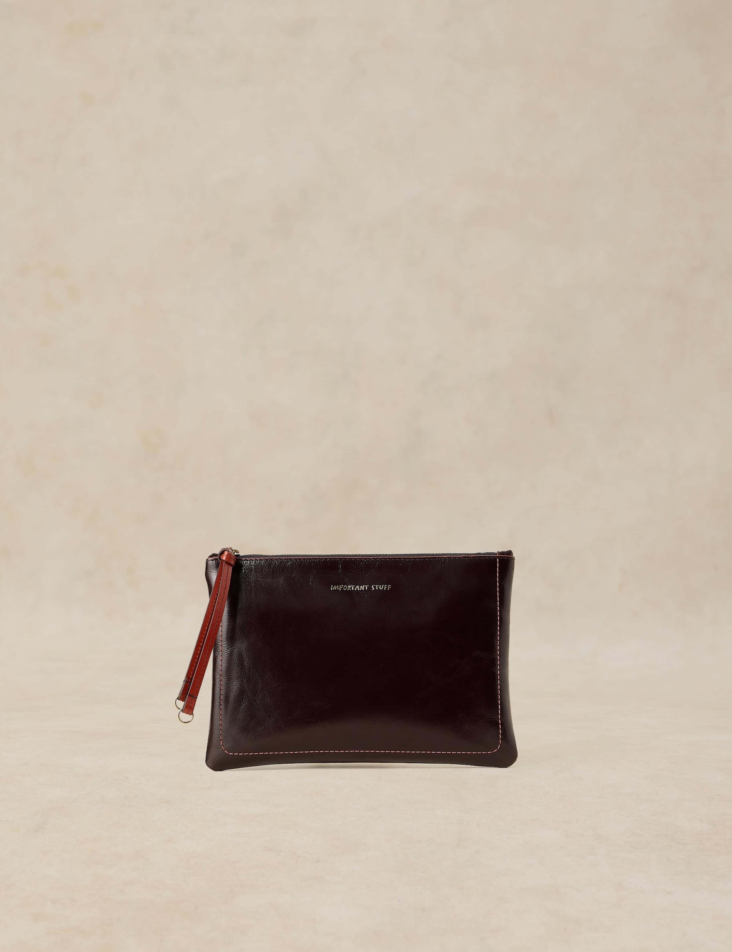 Important Stuff Leather Pouch 1 of 4