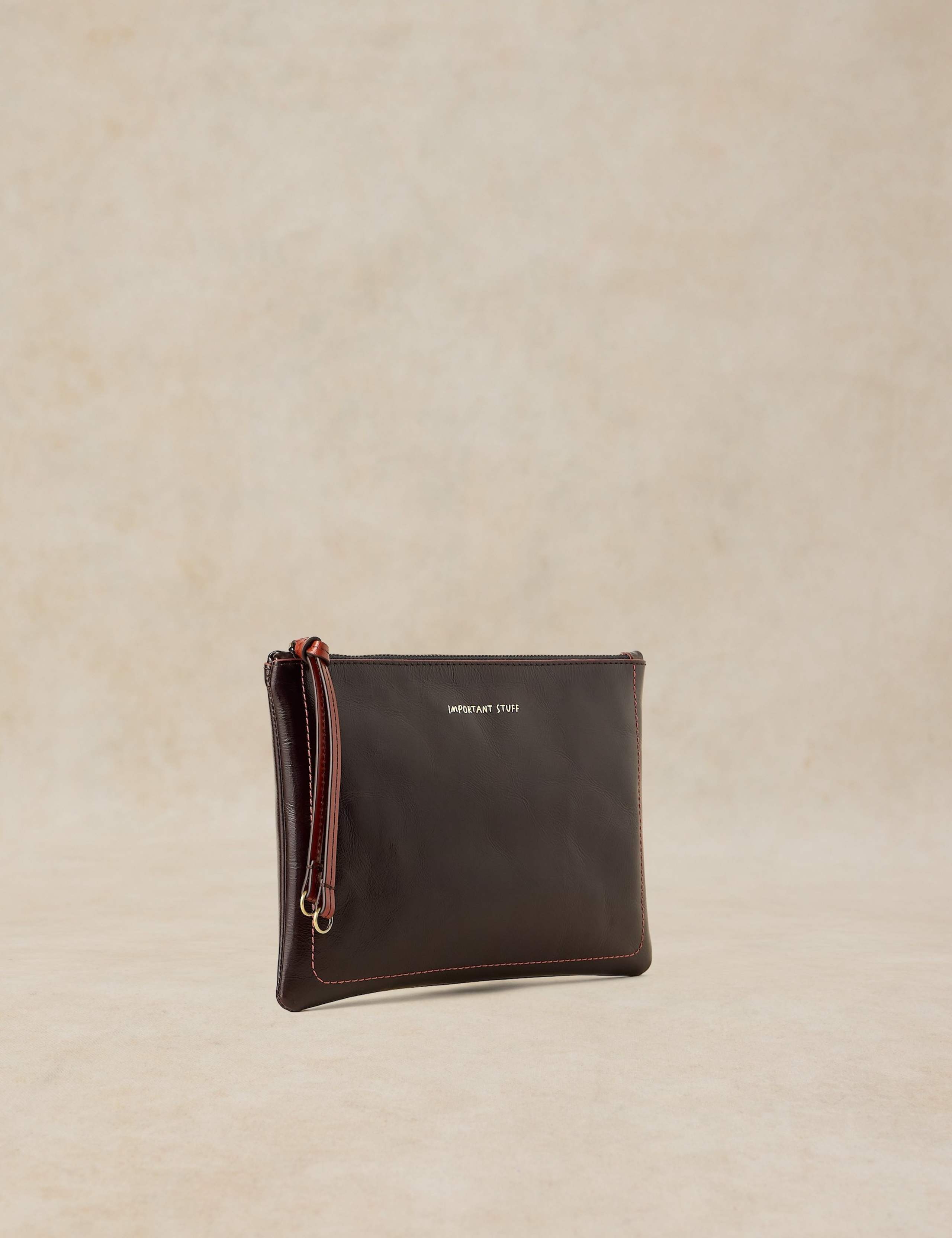 Important Stuff Leather Pouch 2 of 4