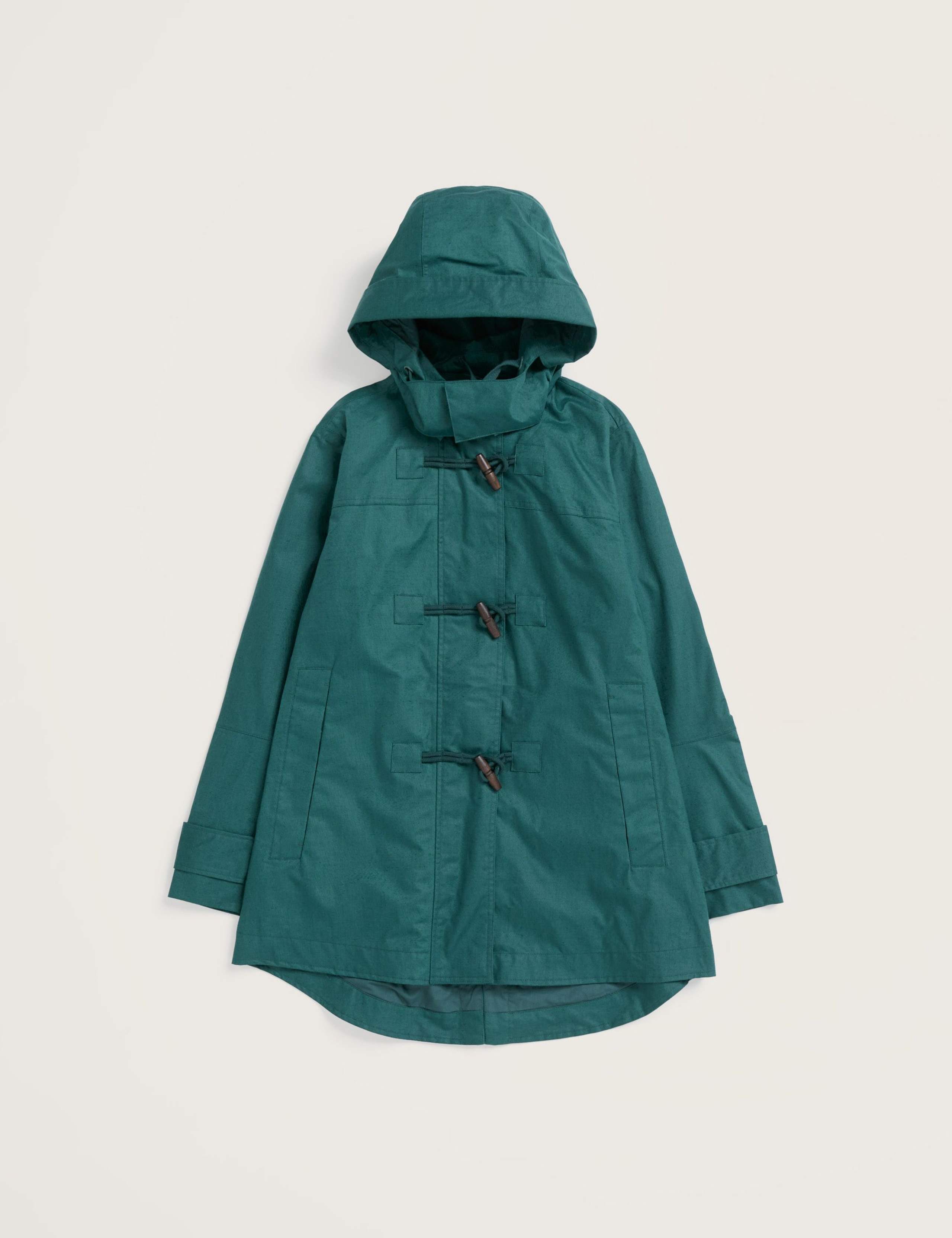 Linen Rich Hooded Duffle Coat 2 of 5