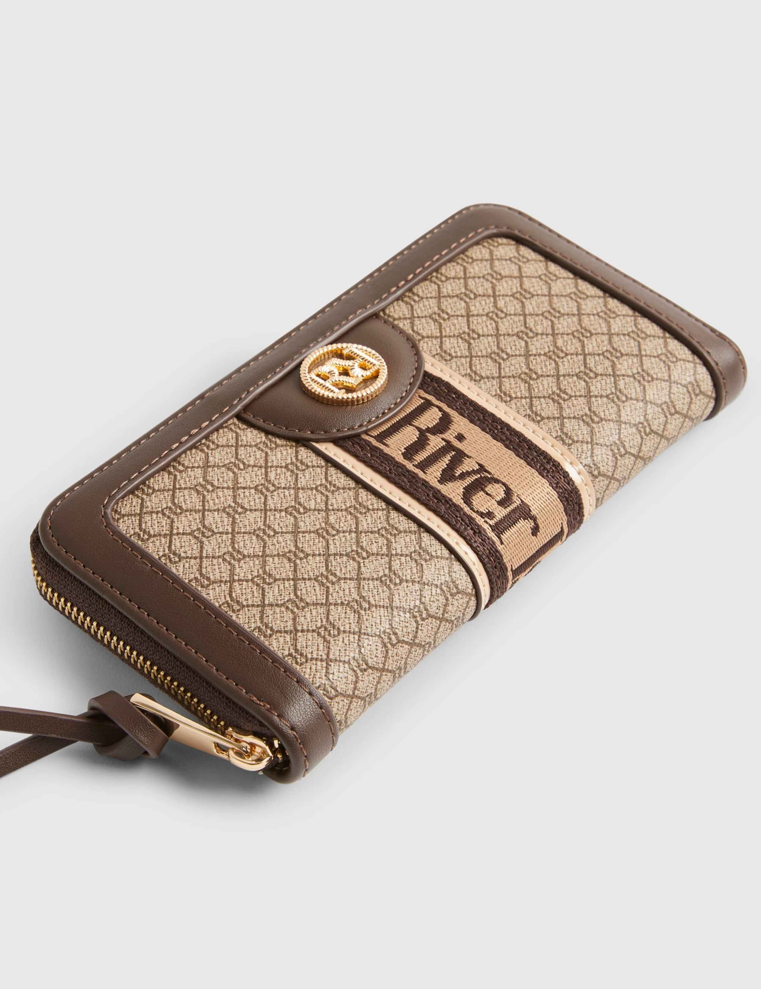 Monogram Zip Around Purse 3 of 5
