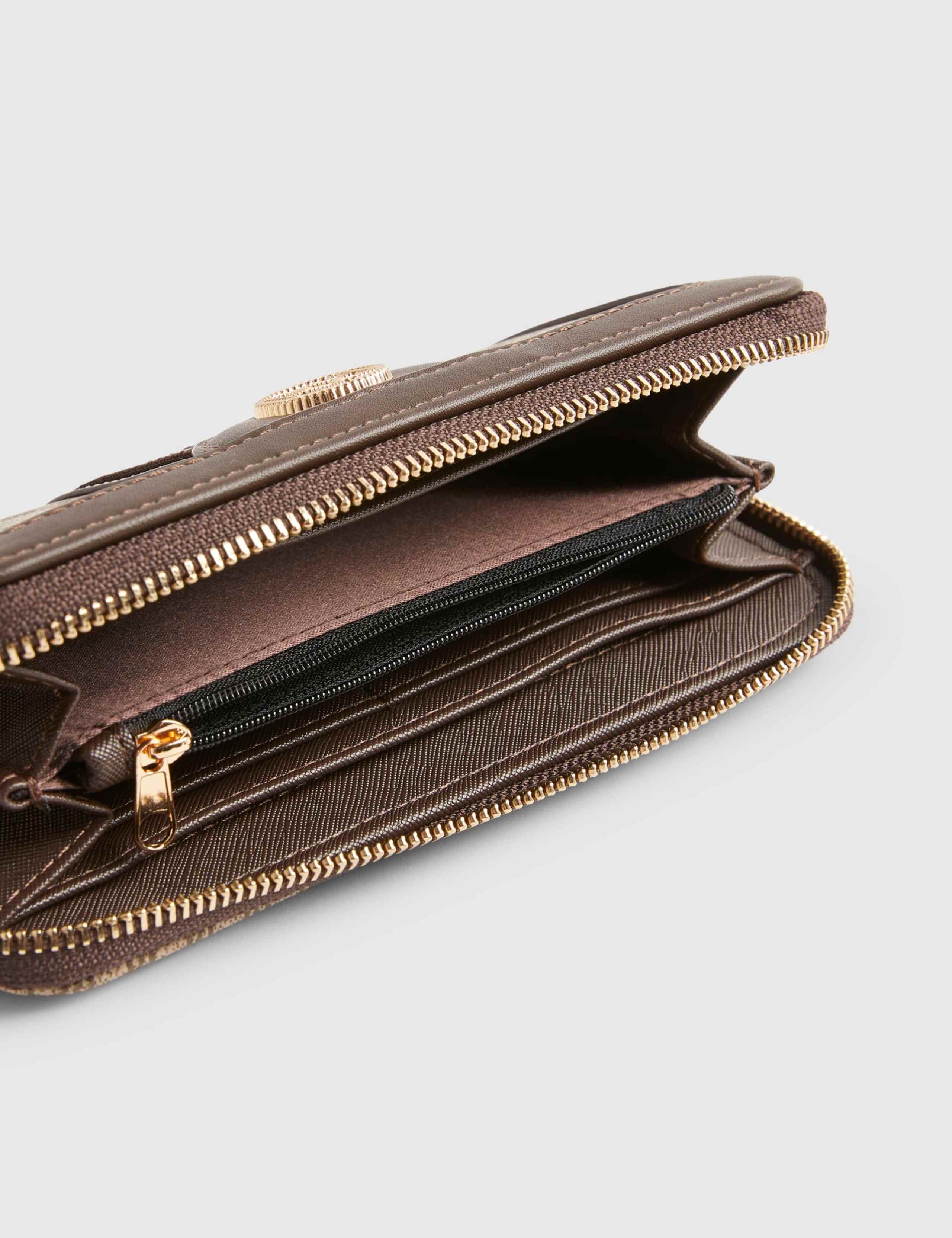Monogram Zip Around Purse 4 of 5