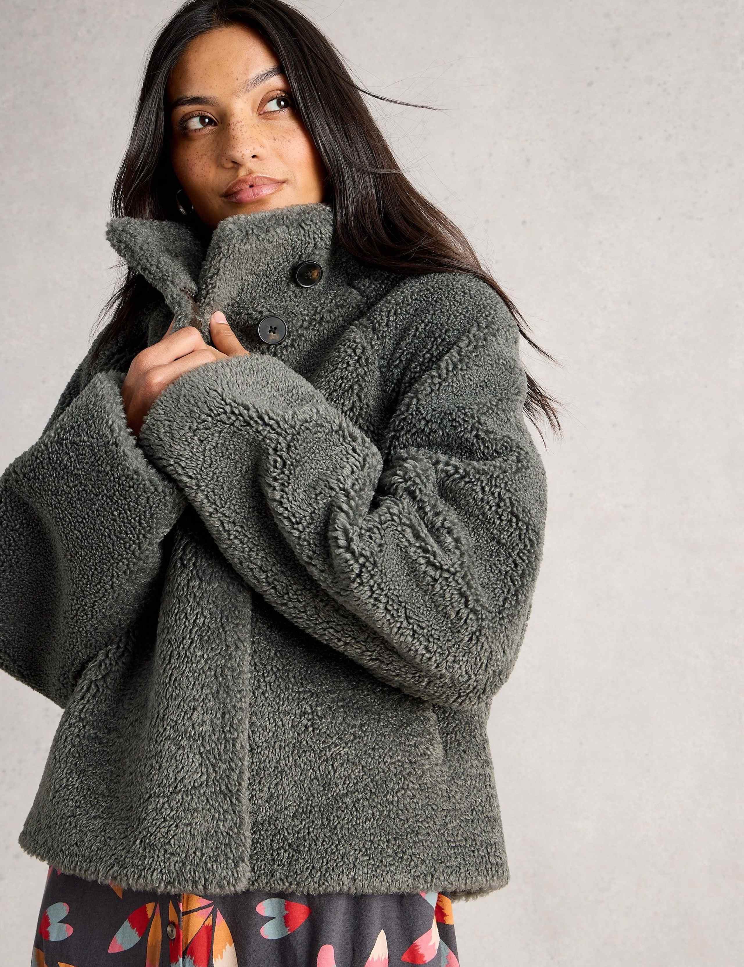 Borg Reversible Relaxed Jacket 3 of 7